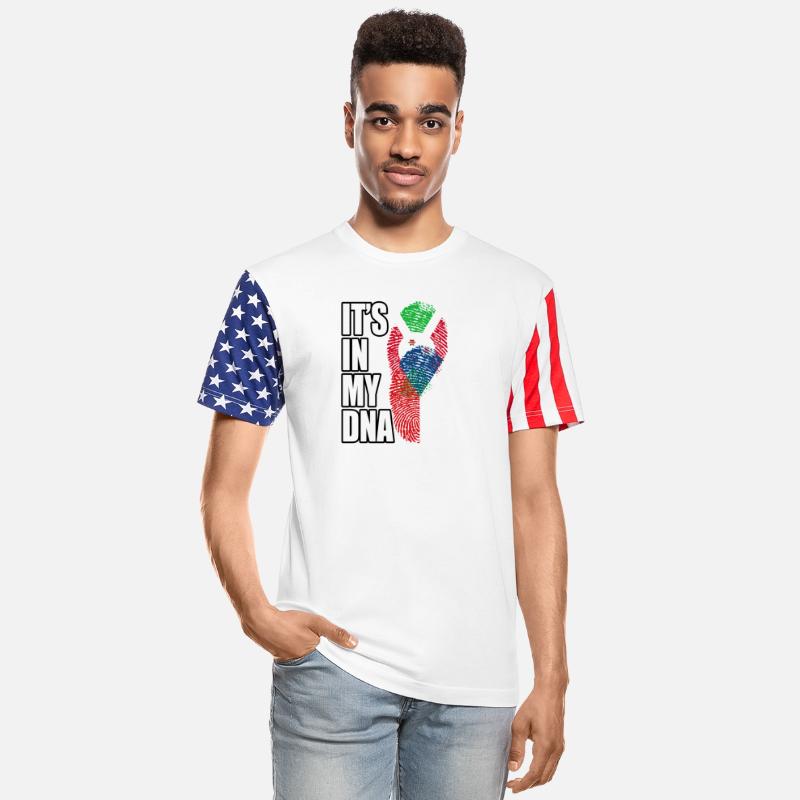 Czech And Burundian Mix Heritage DNA Flag