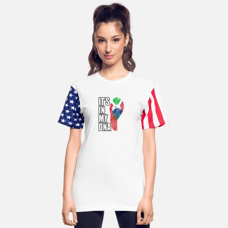 Czech And Burundian Mix Heritage DNA Flag