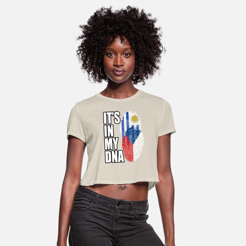 Czech And Uruguayan Mix Heritage DNA Flag