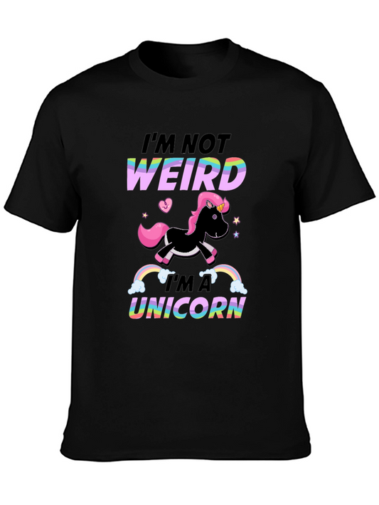Im Not Weird Im a Unicorn Graphic T-Shirt