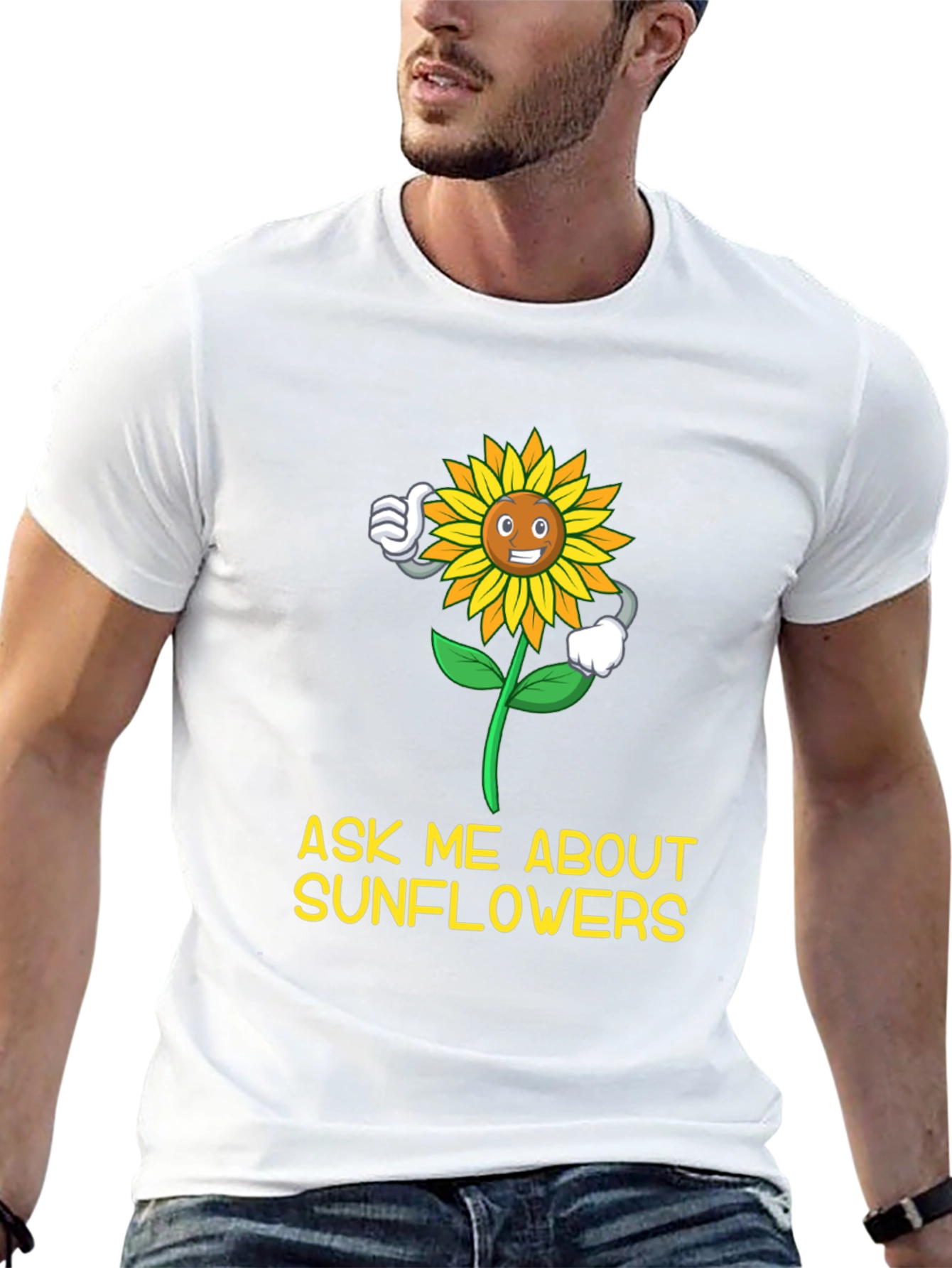 Ask Me About Sunflowers T-Shirt