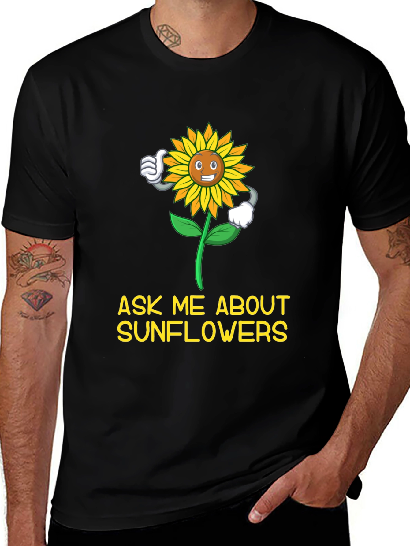Ask Me About Sunflowers T-Shirt