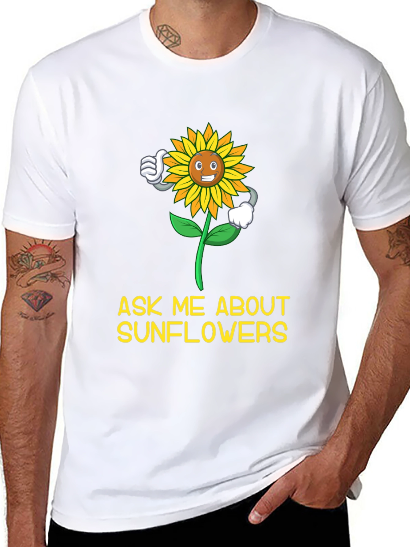 Ask Me About Sunflowers T-Shirt