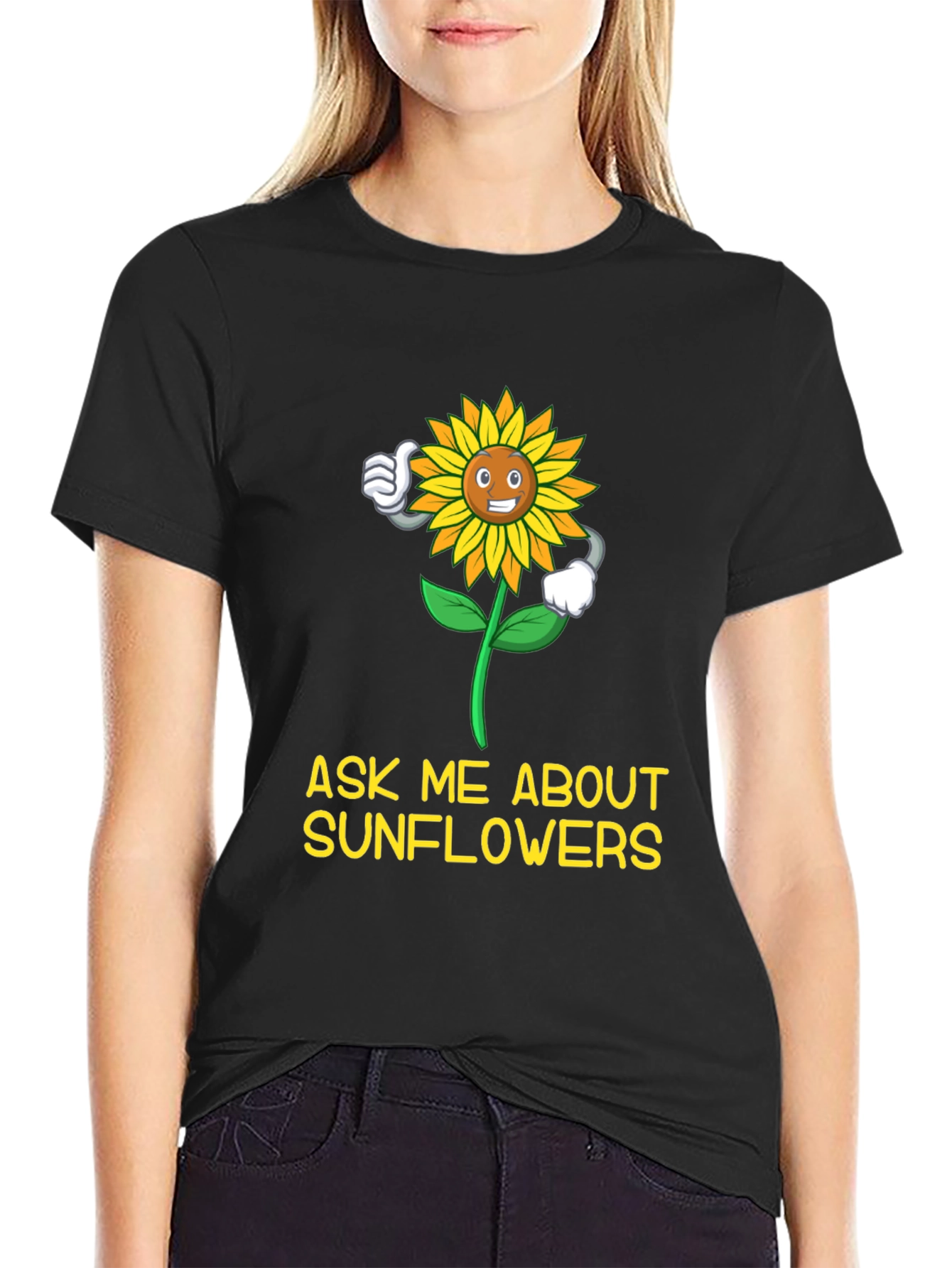 Ask Me About Sunflowers T-Shirt