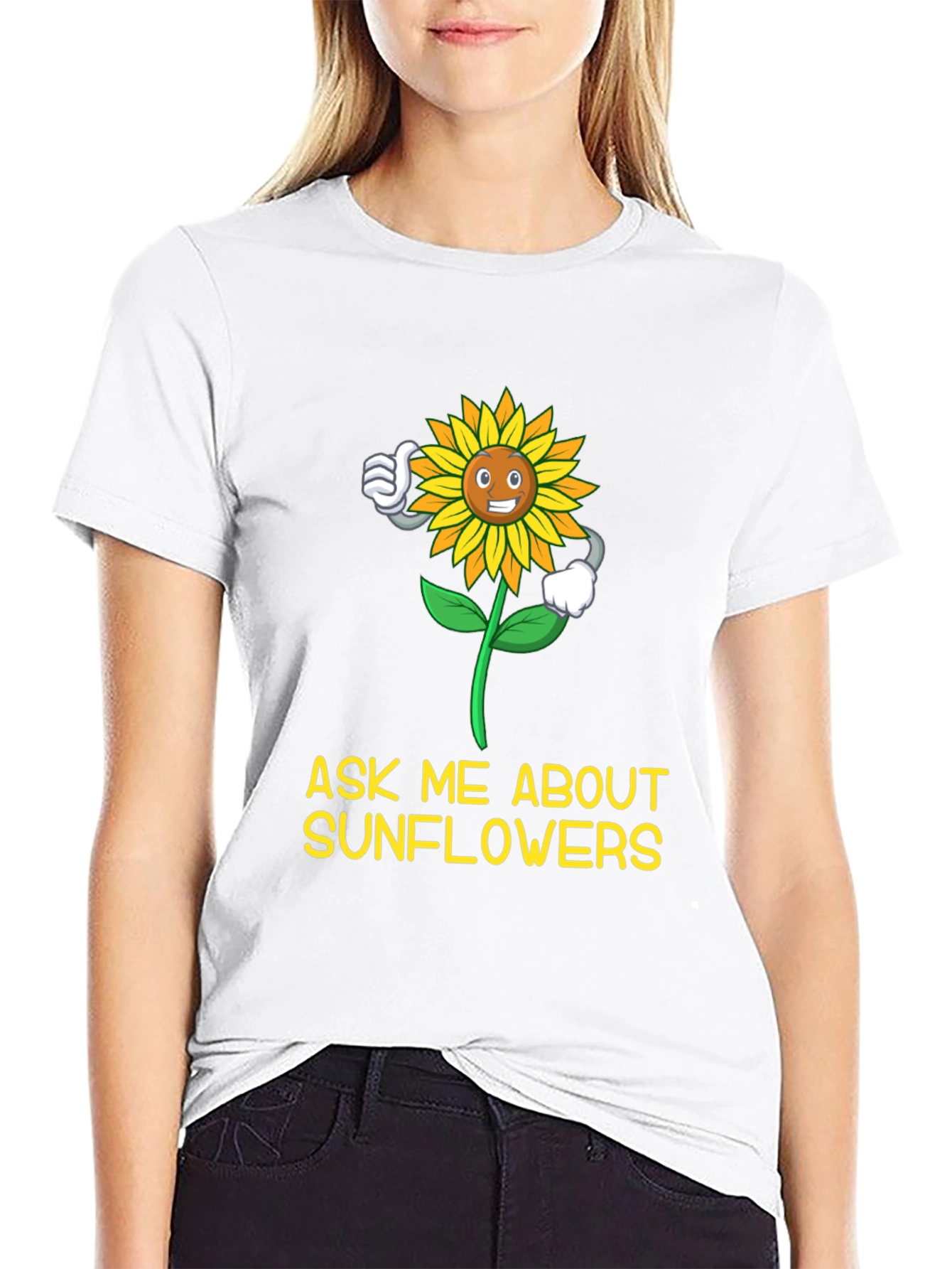 Ask Me About Sunflowers T-Shirt