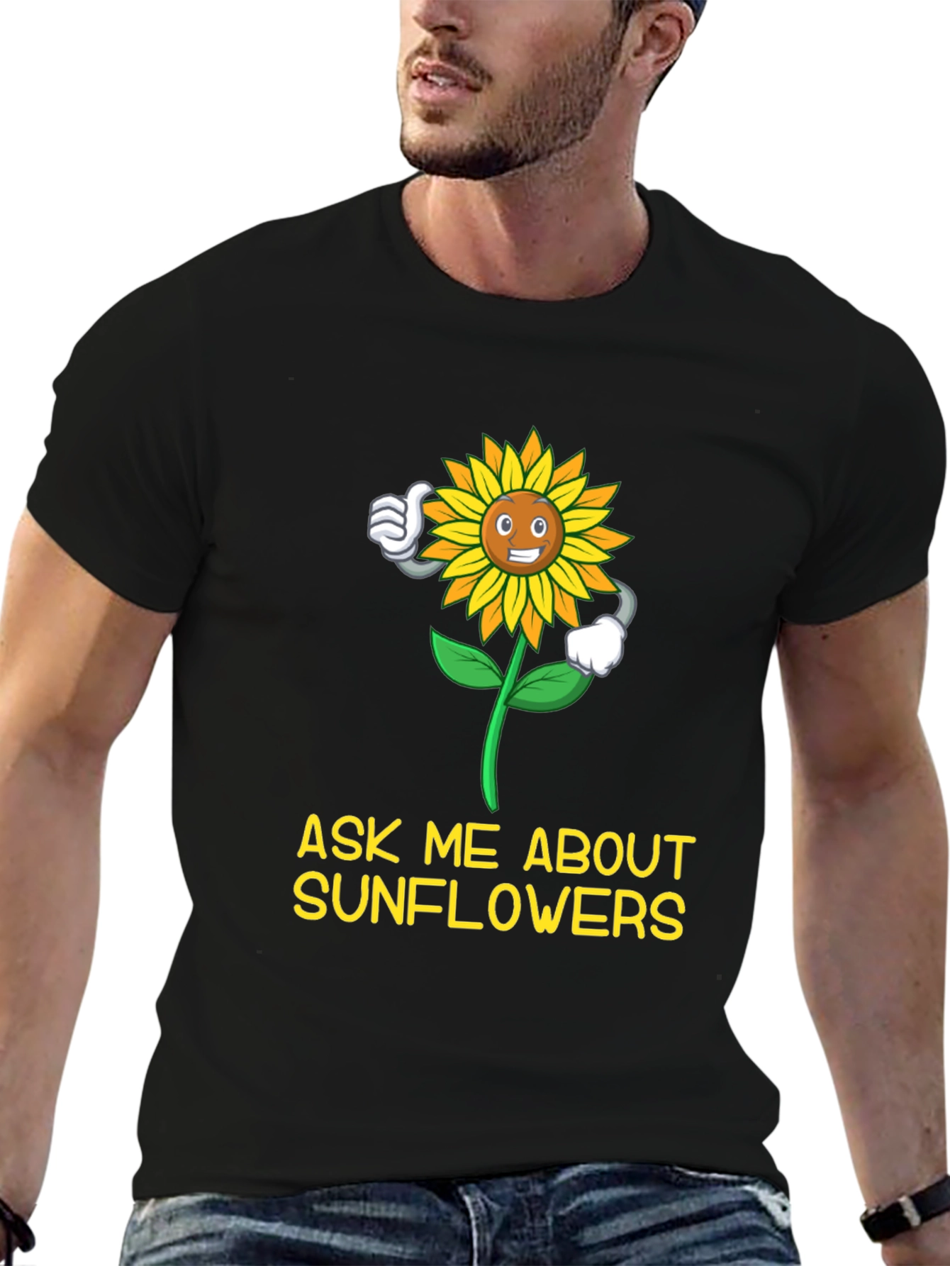 Ask Me About Sunflowers T-Shirt