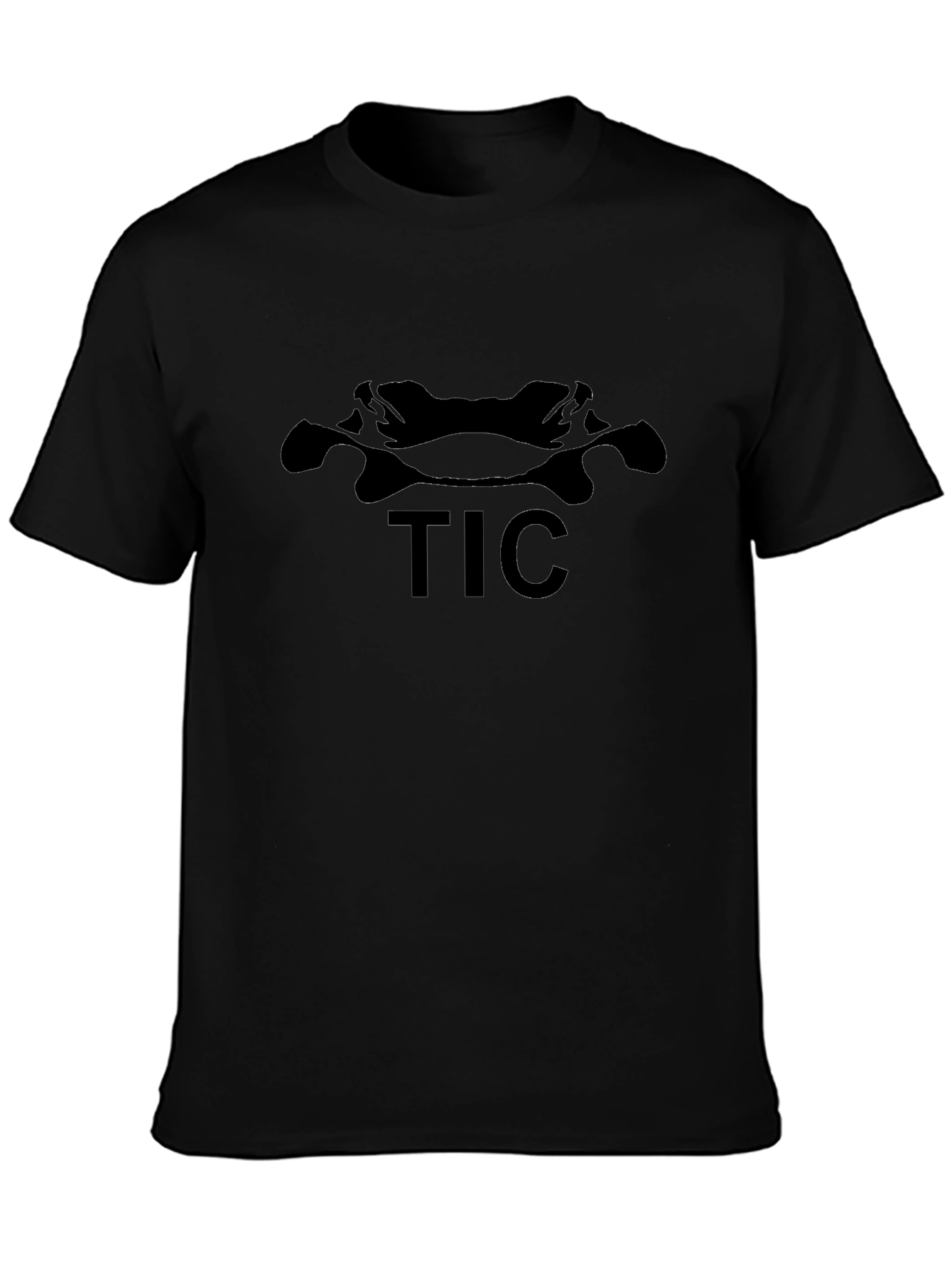 TIC Funny Graphic Tee - Black