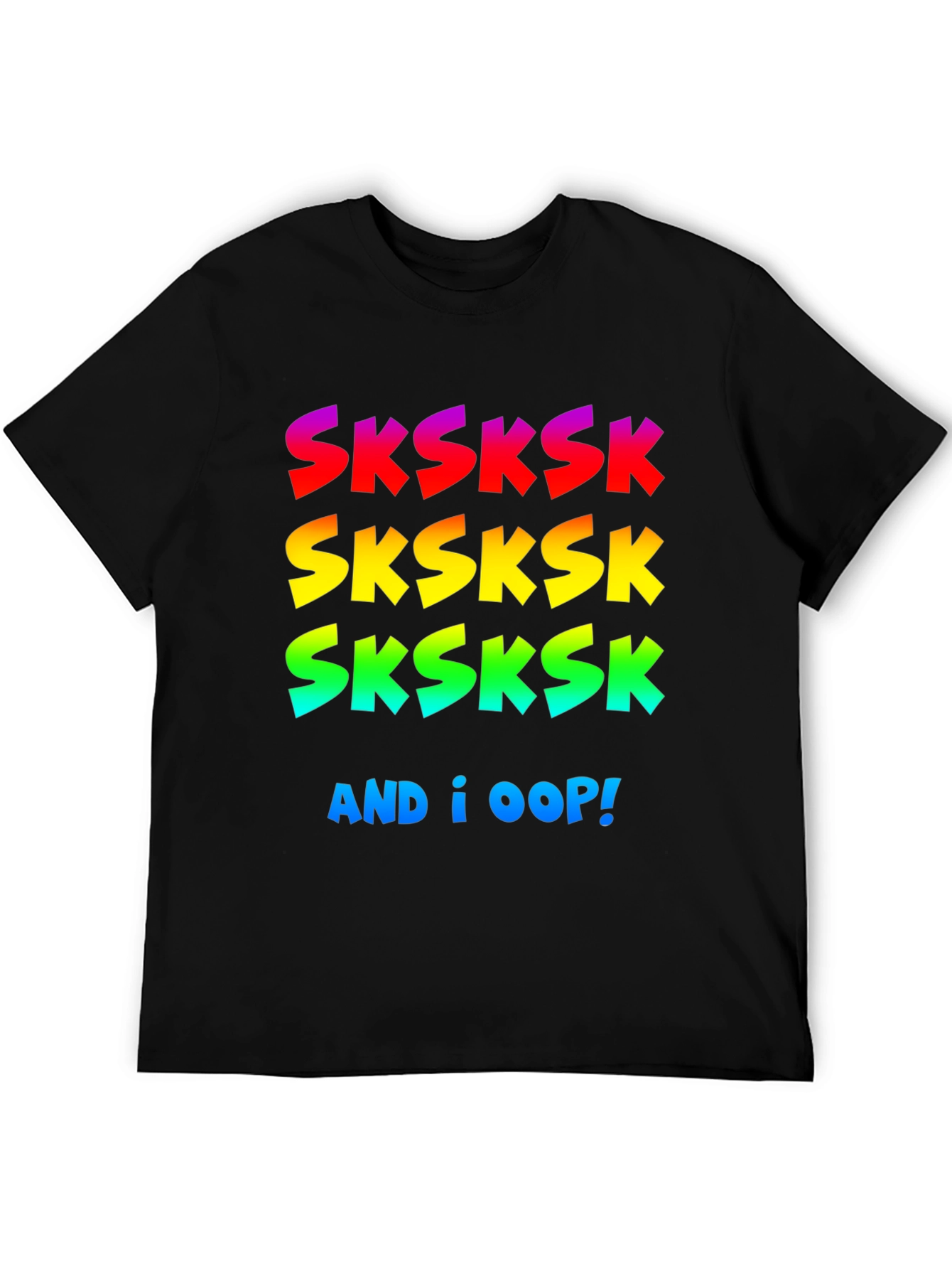 VSCO Girl SKSKSK Black Graphic T-Shirt