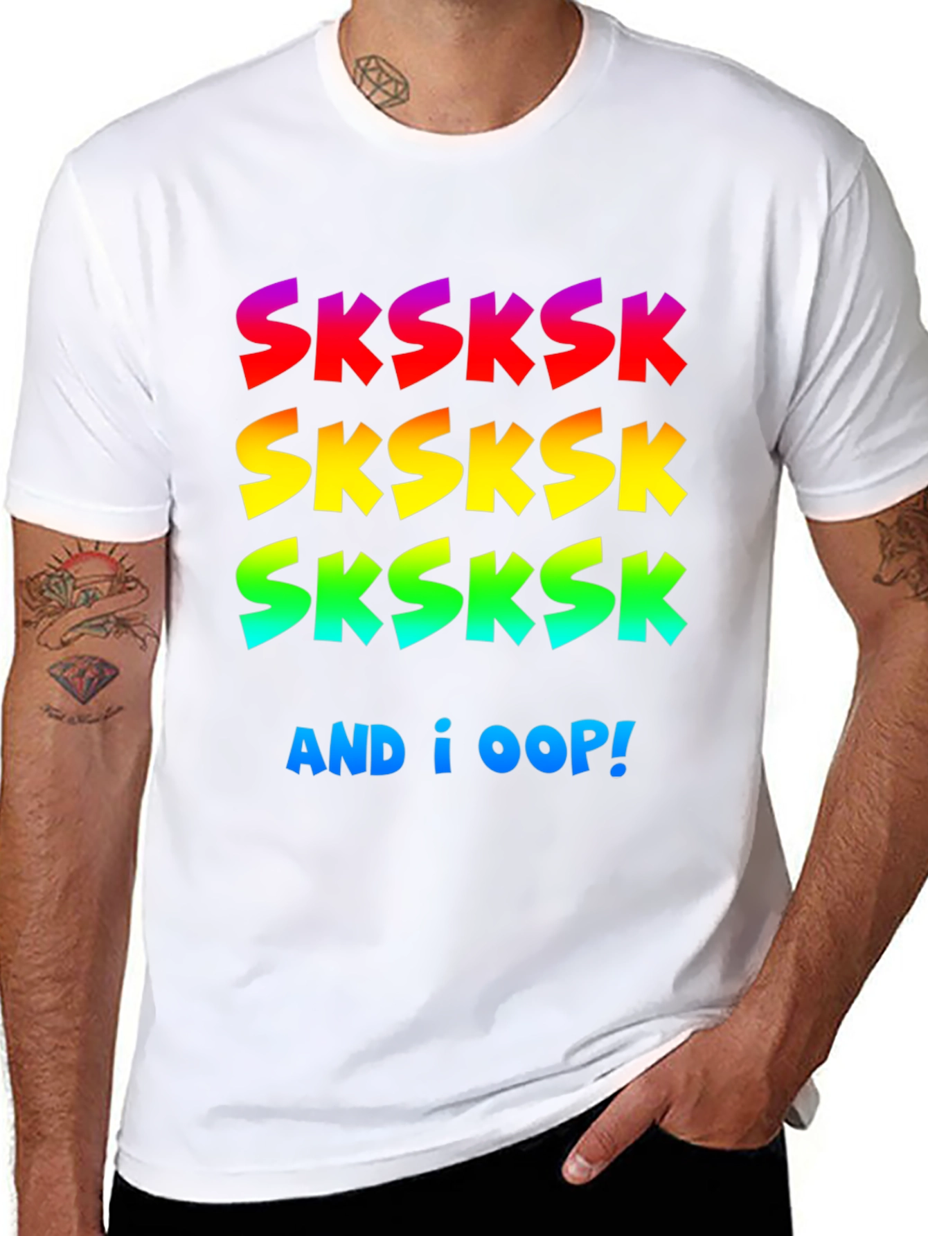 VSCO Girl SKSKSK Black Graphic T-Shirt