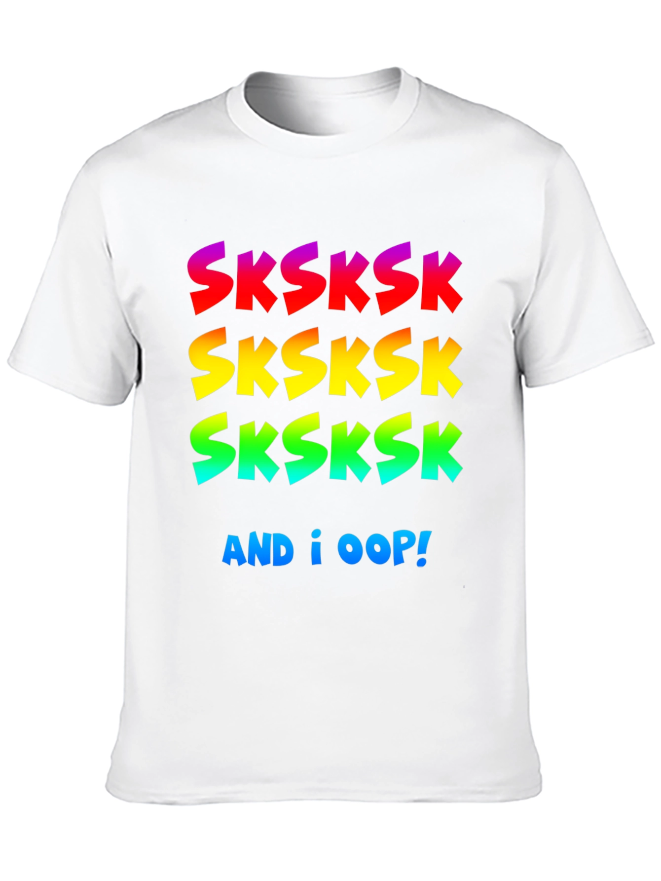 VSCO Girl SKSKSK Black Graphic T-Shirt