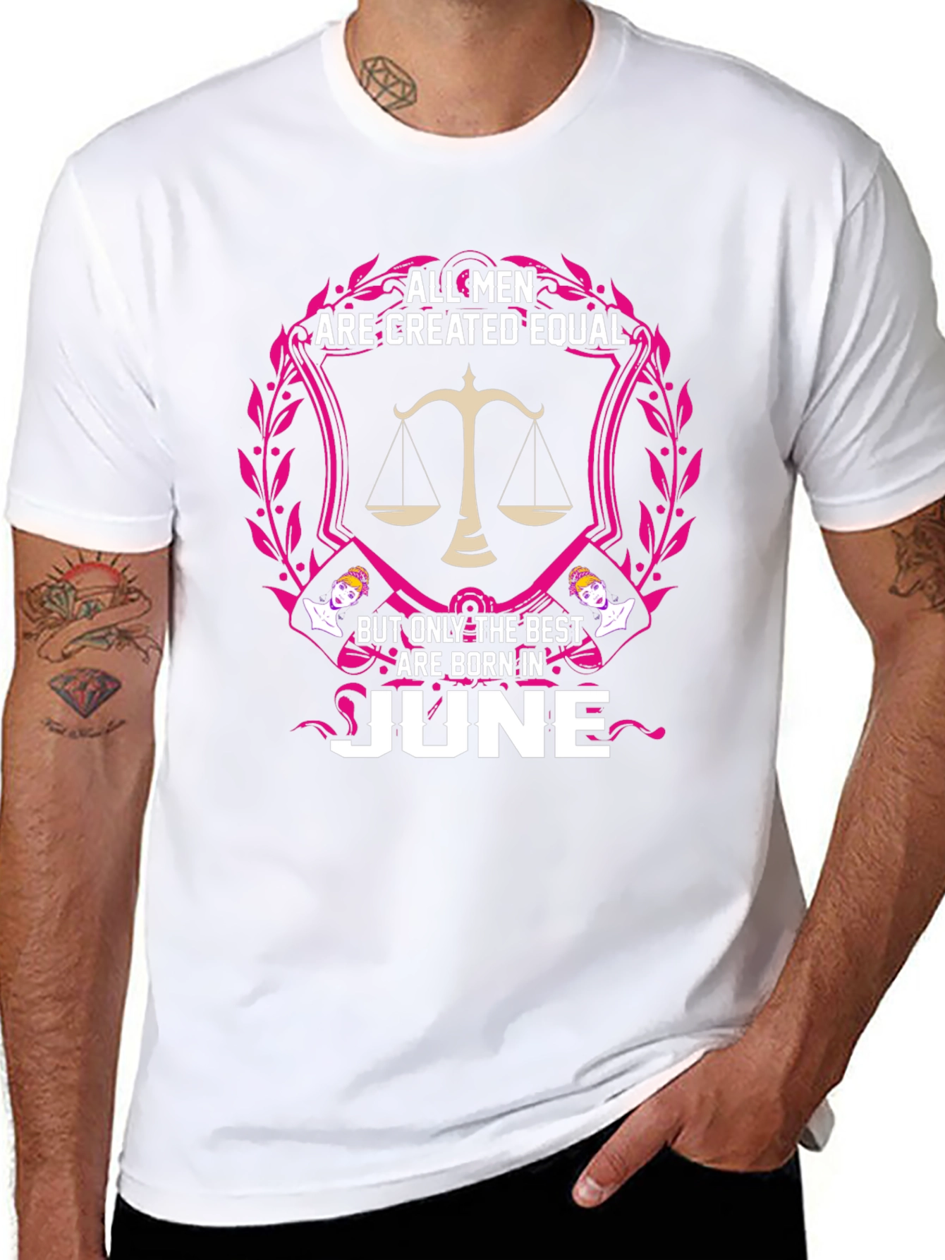 All Men Created Equal - June Birthday T-Shirt