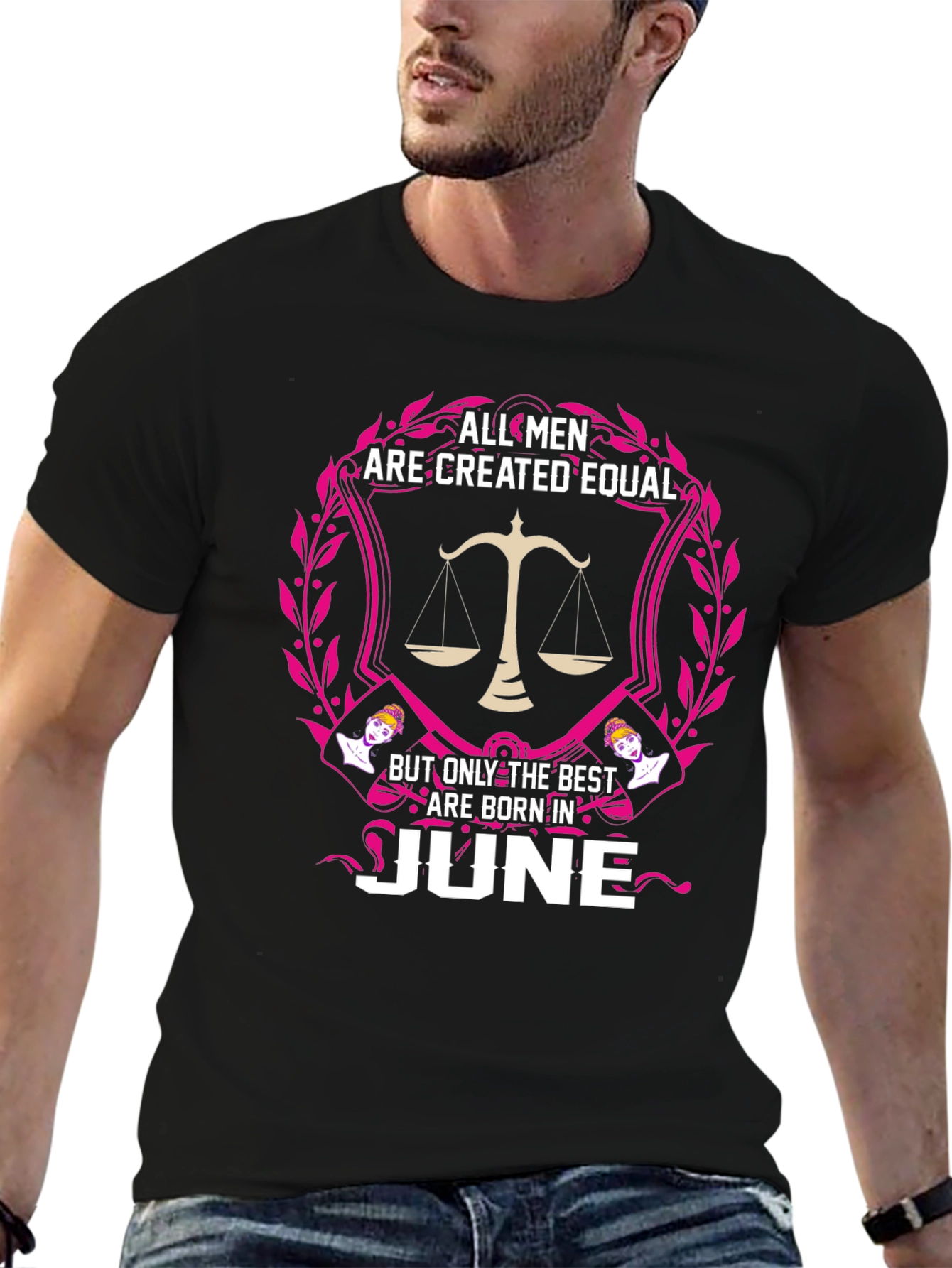 All Men Created Equal - June Birthday T-Shirt