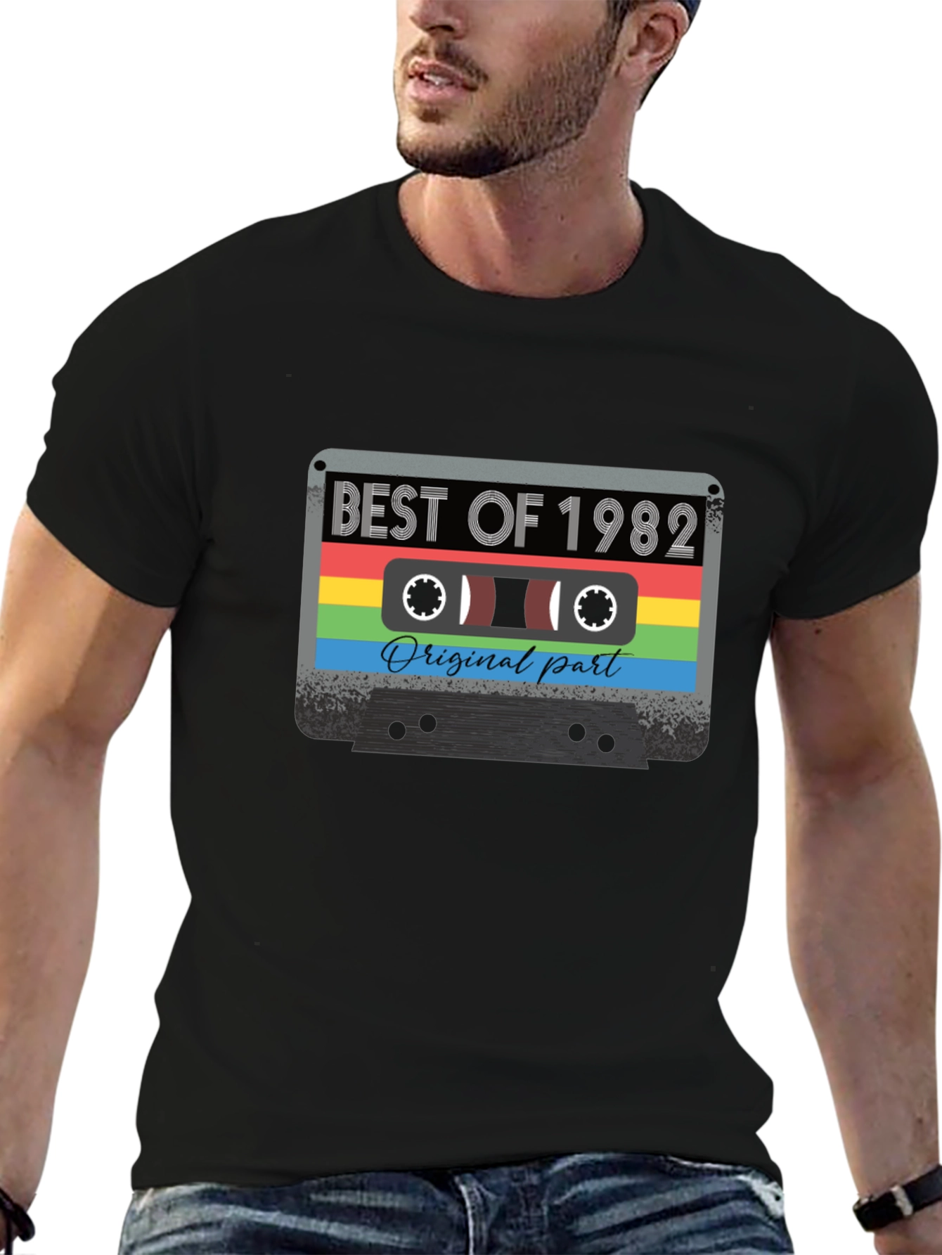 Best of 1982 Cassette Tape Graphic T-Shirt