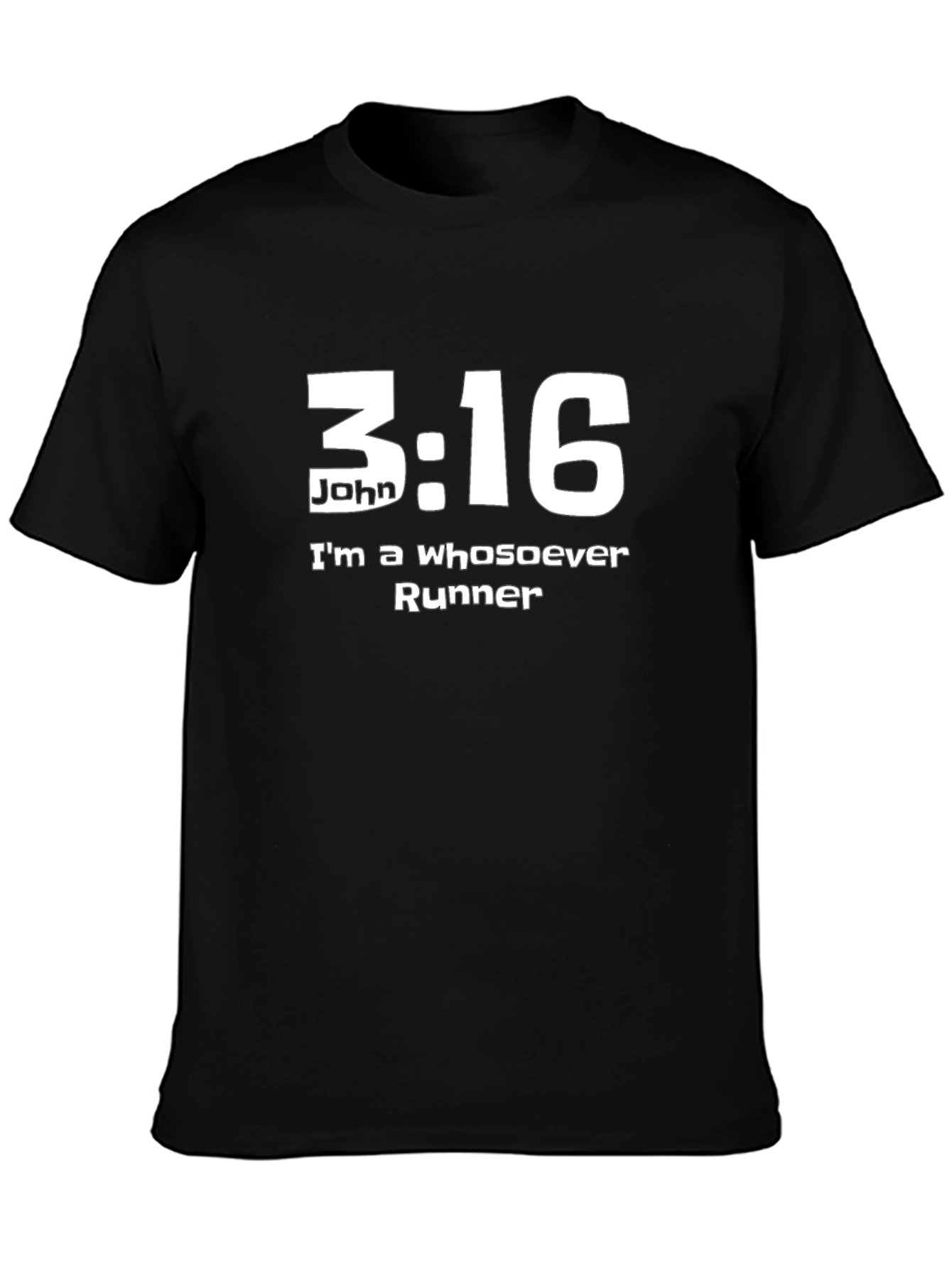 John 3:16 Whosoever Runner T-Shirt