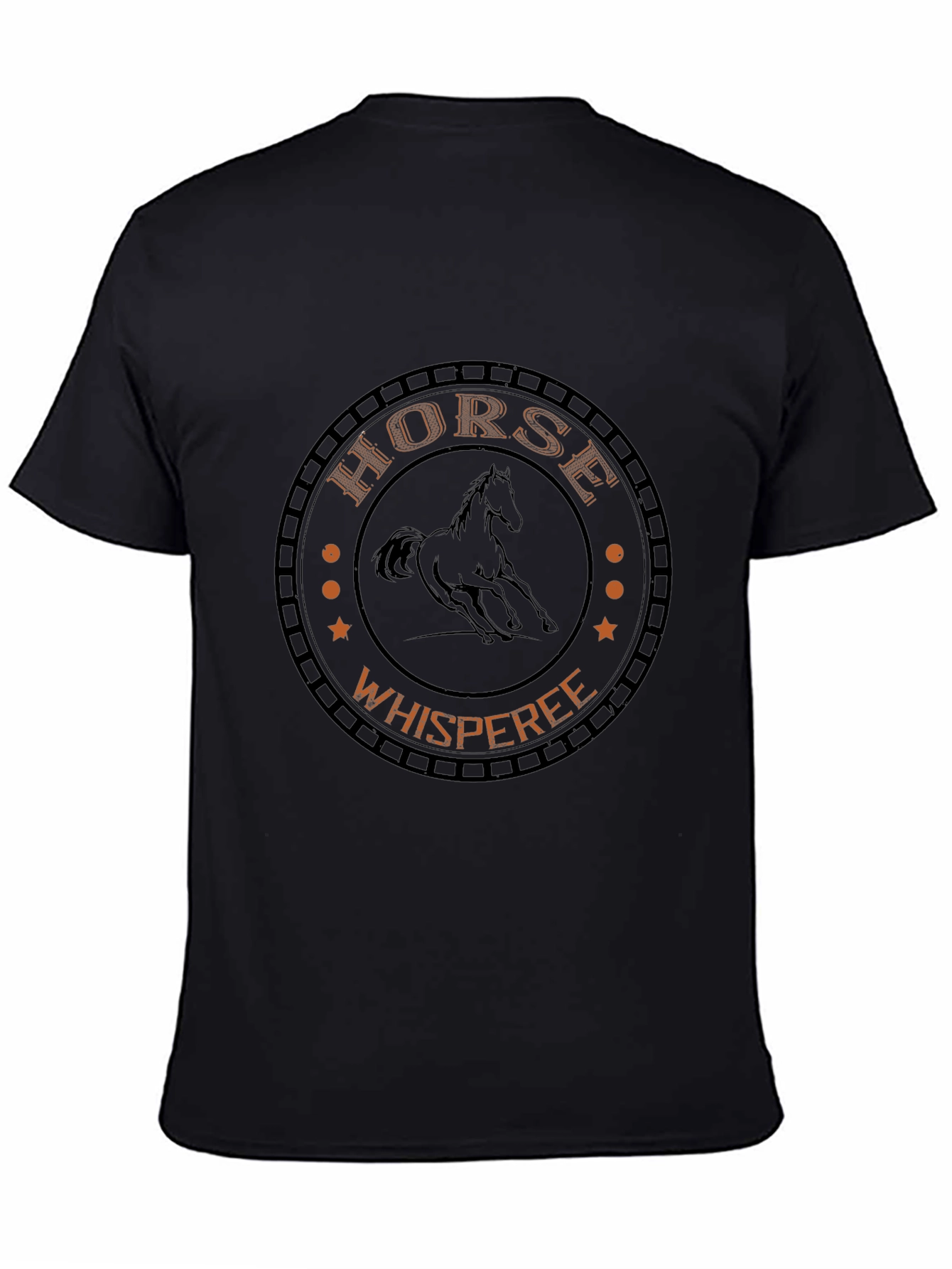 Horse Whisperer Graphic Black T-Shirt