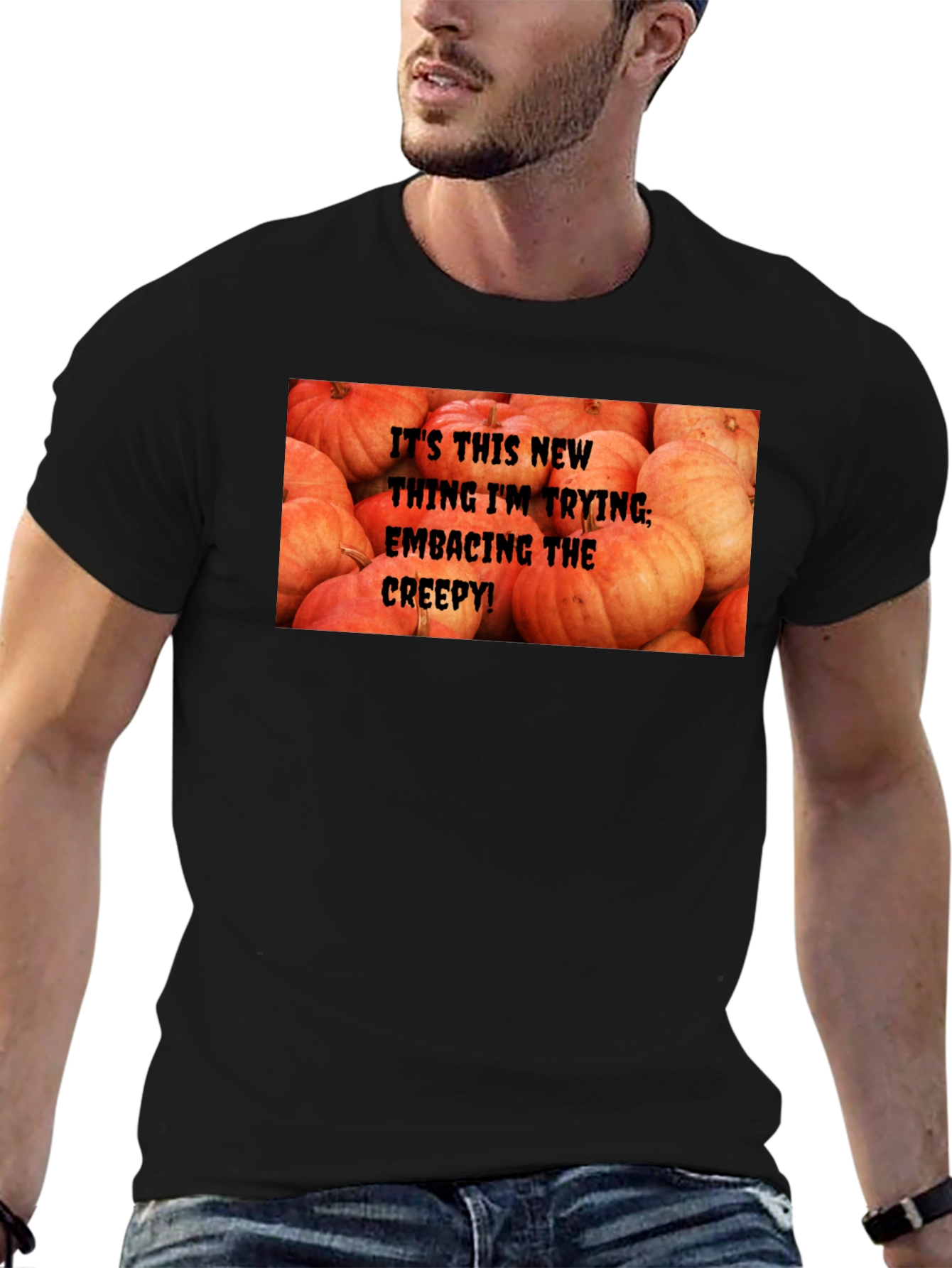 Embracing the Creepy Halloween Graphic T-Shirt