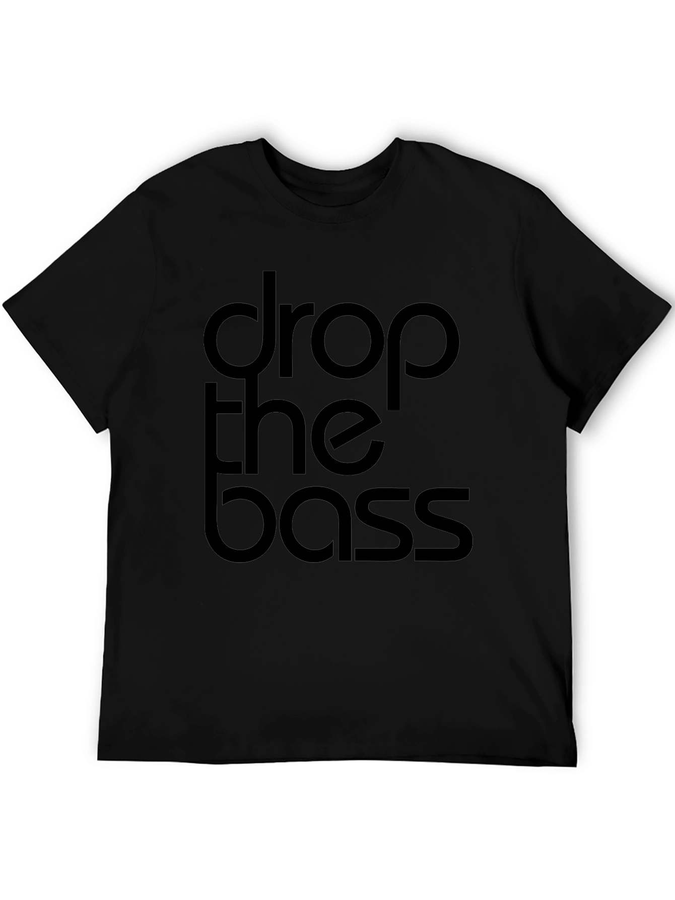 Drop the Bass Black Graphic Tee