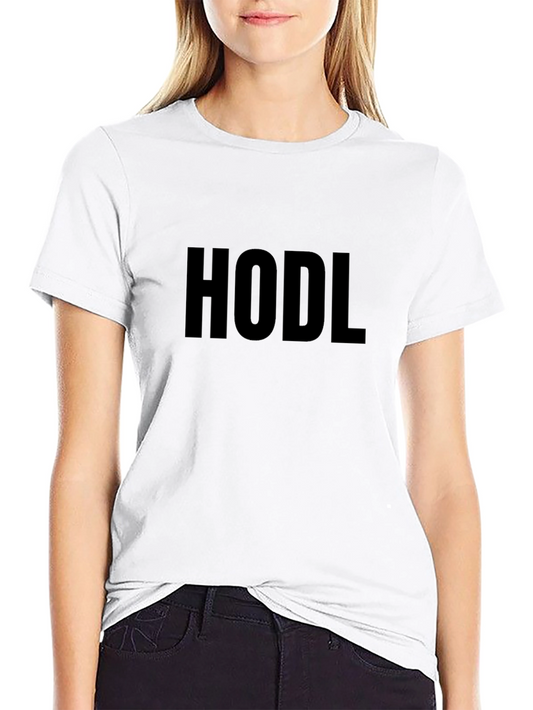 HODL Crypto T-Shirt - Black Cotton Tee