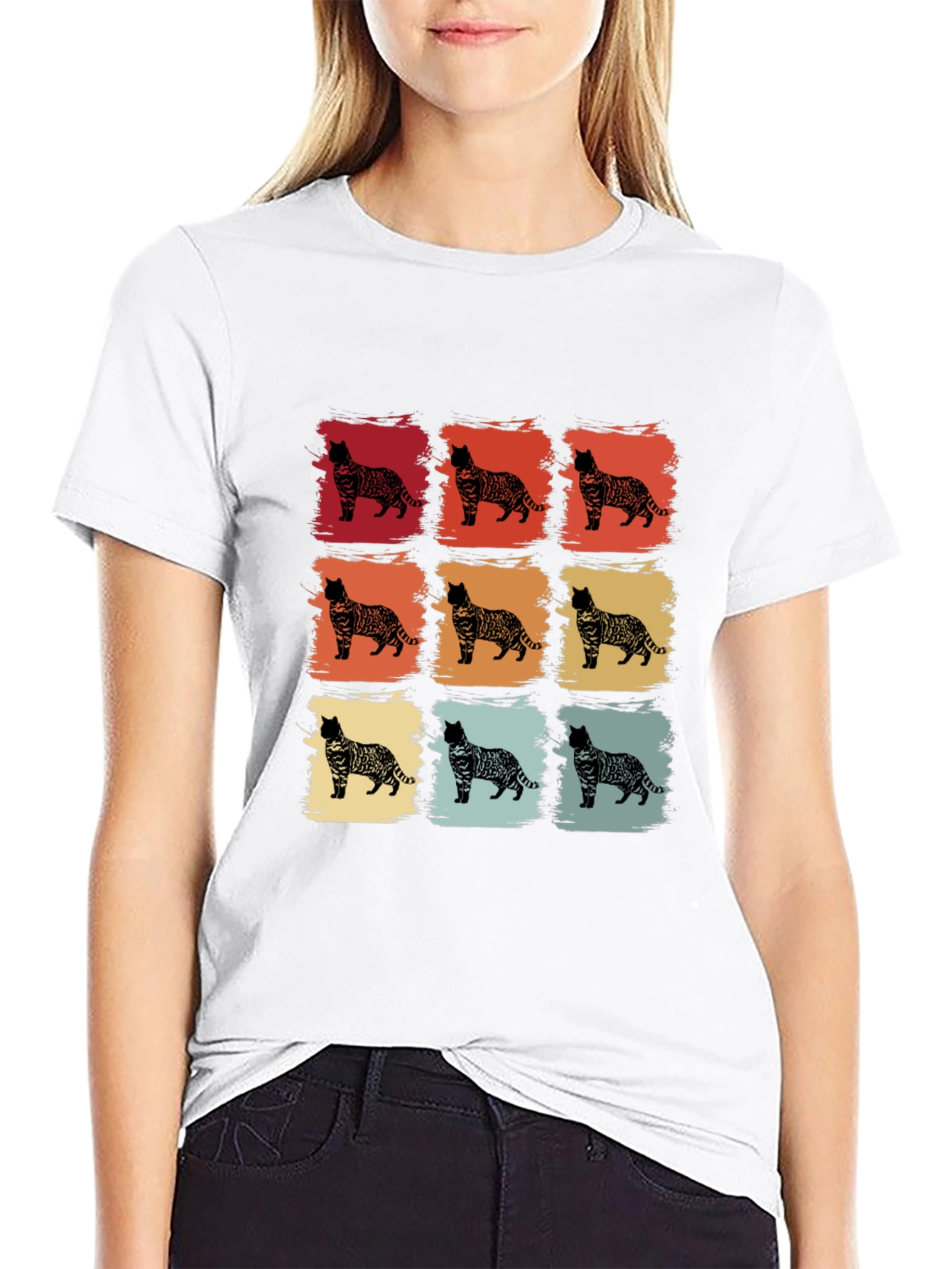 Retro Cat Lover T-Shirt