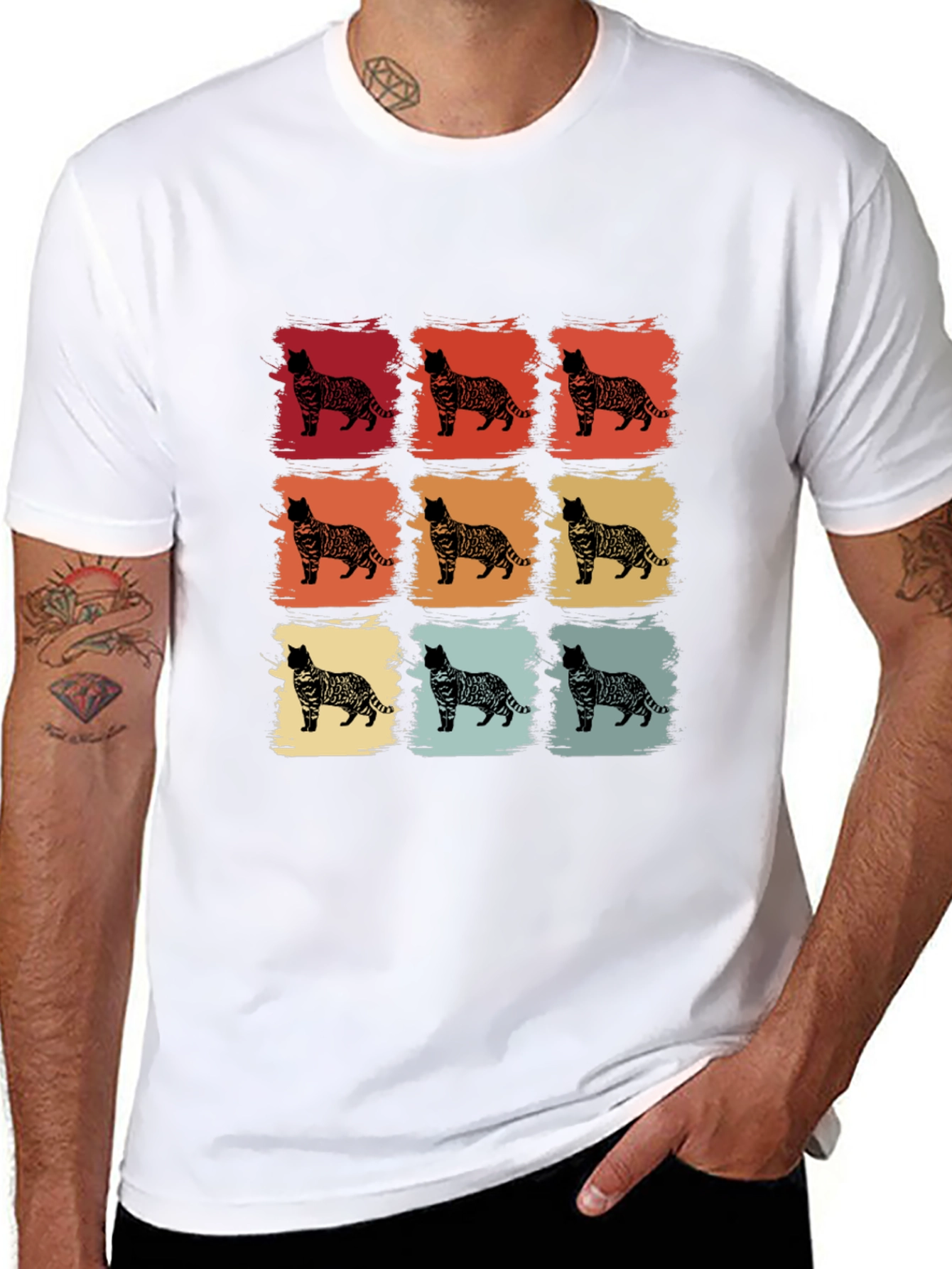 Retro Cat Lover T-Shirt