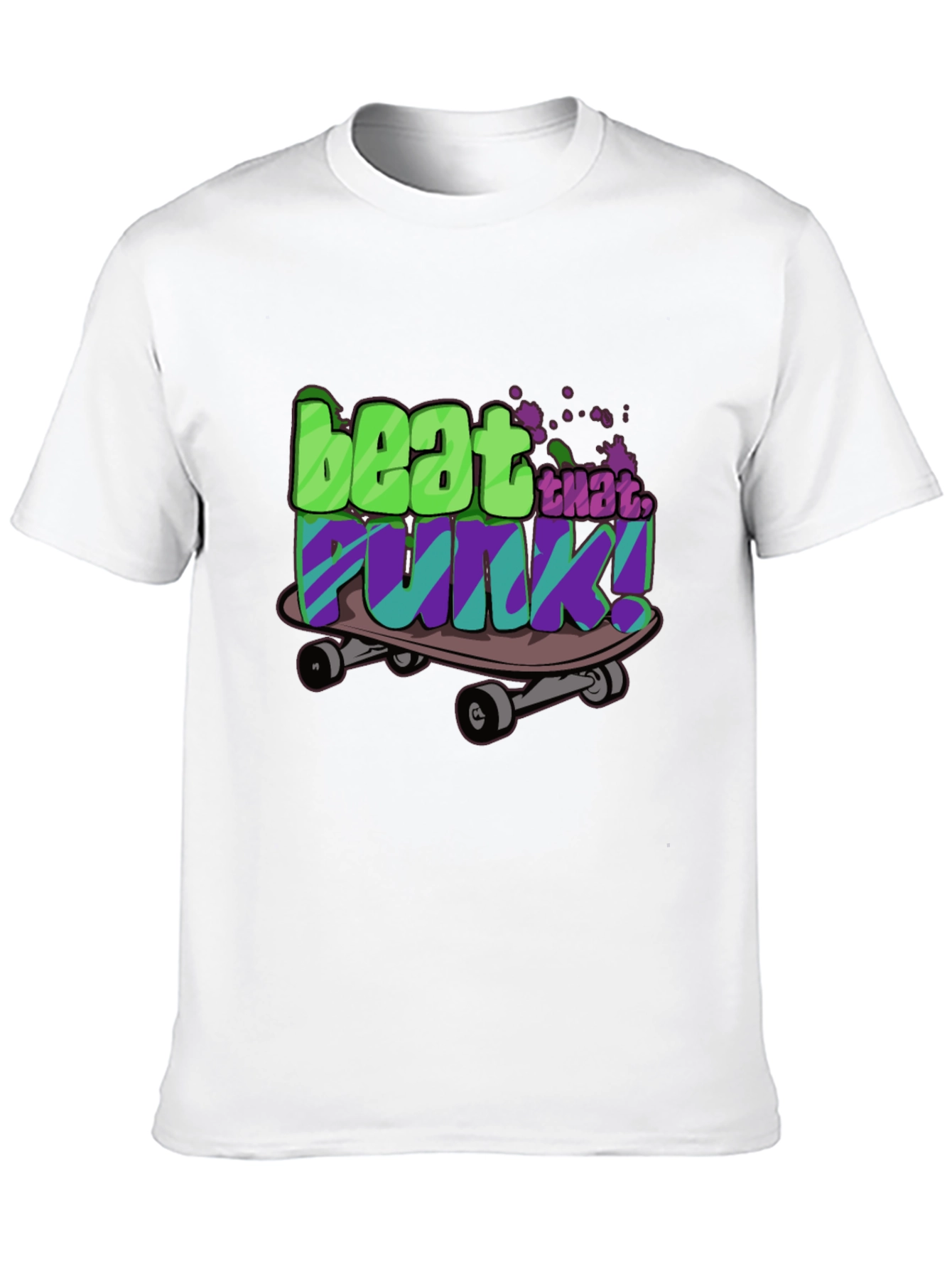 Beat That Funk! Graphic Skateboard T-Shirt - Black