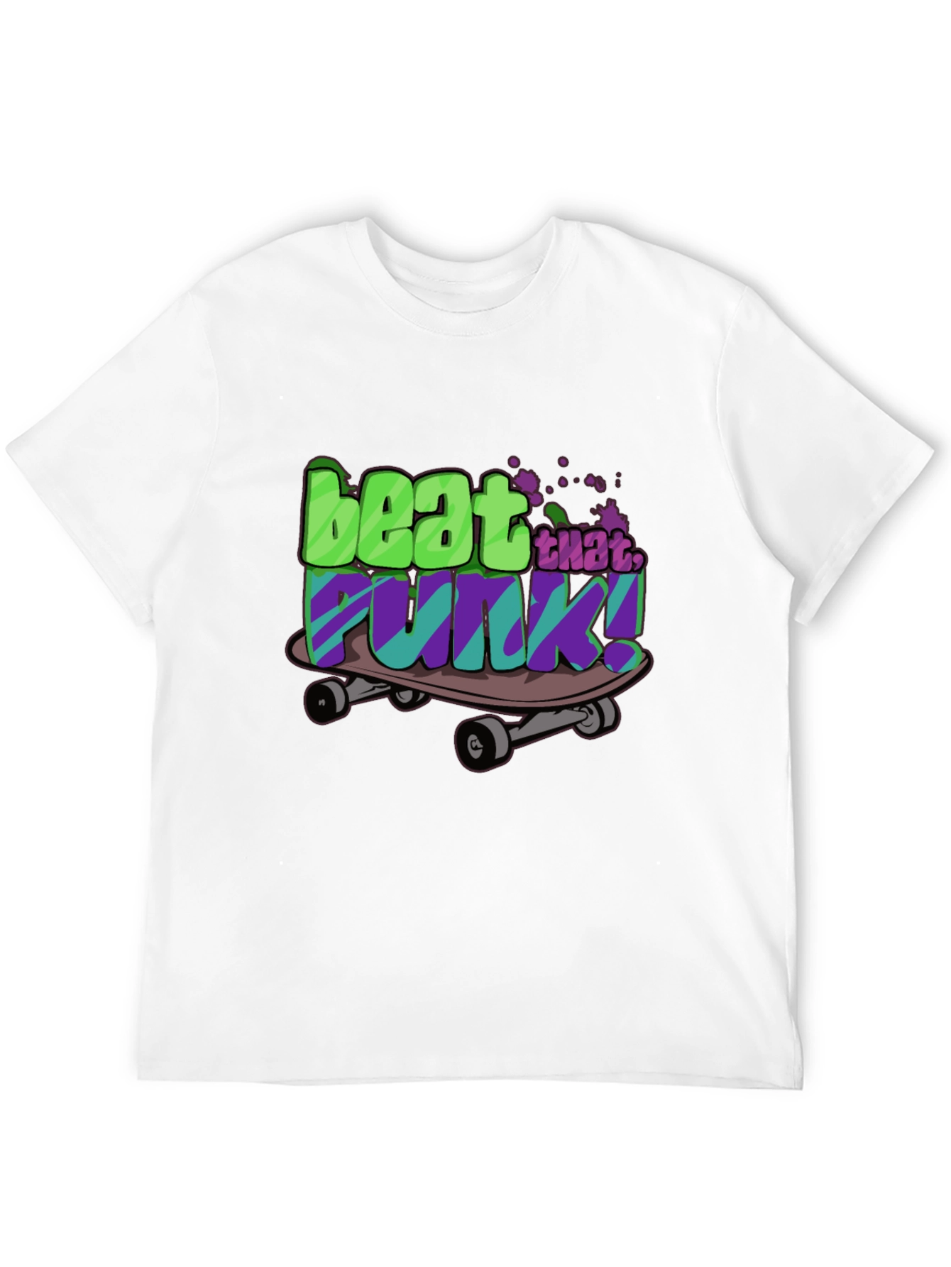 Beat That Funk! Graphic Skateboard T-Shirt - Black