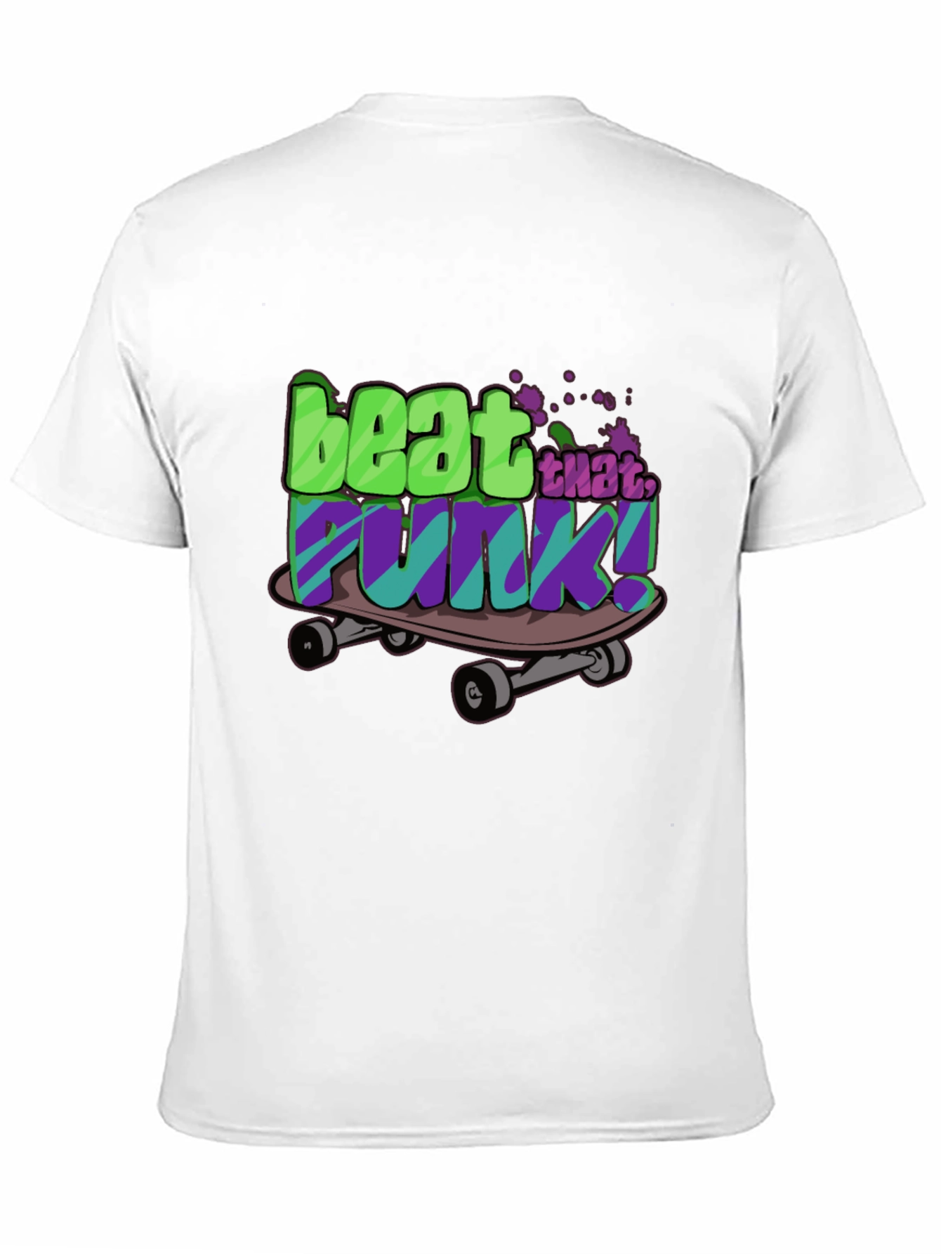 Beat That Funk! Graphic Skateboard T-Shirt - Black