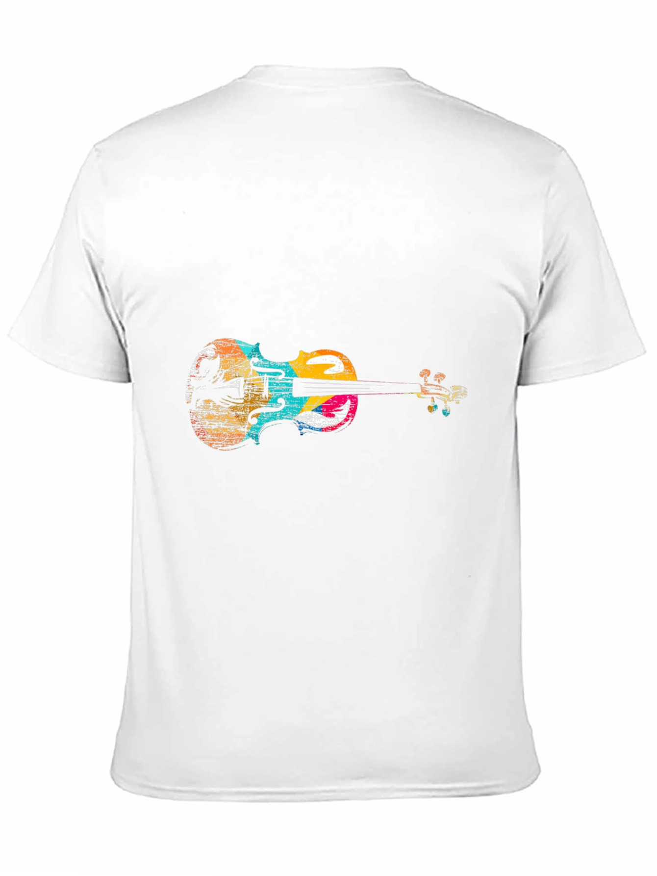 Abstract Violin Graphic T-Shirt