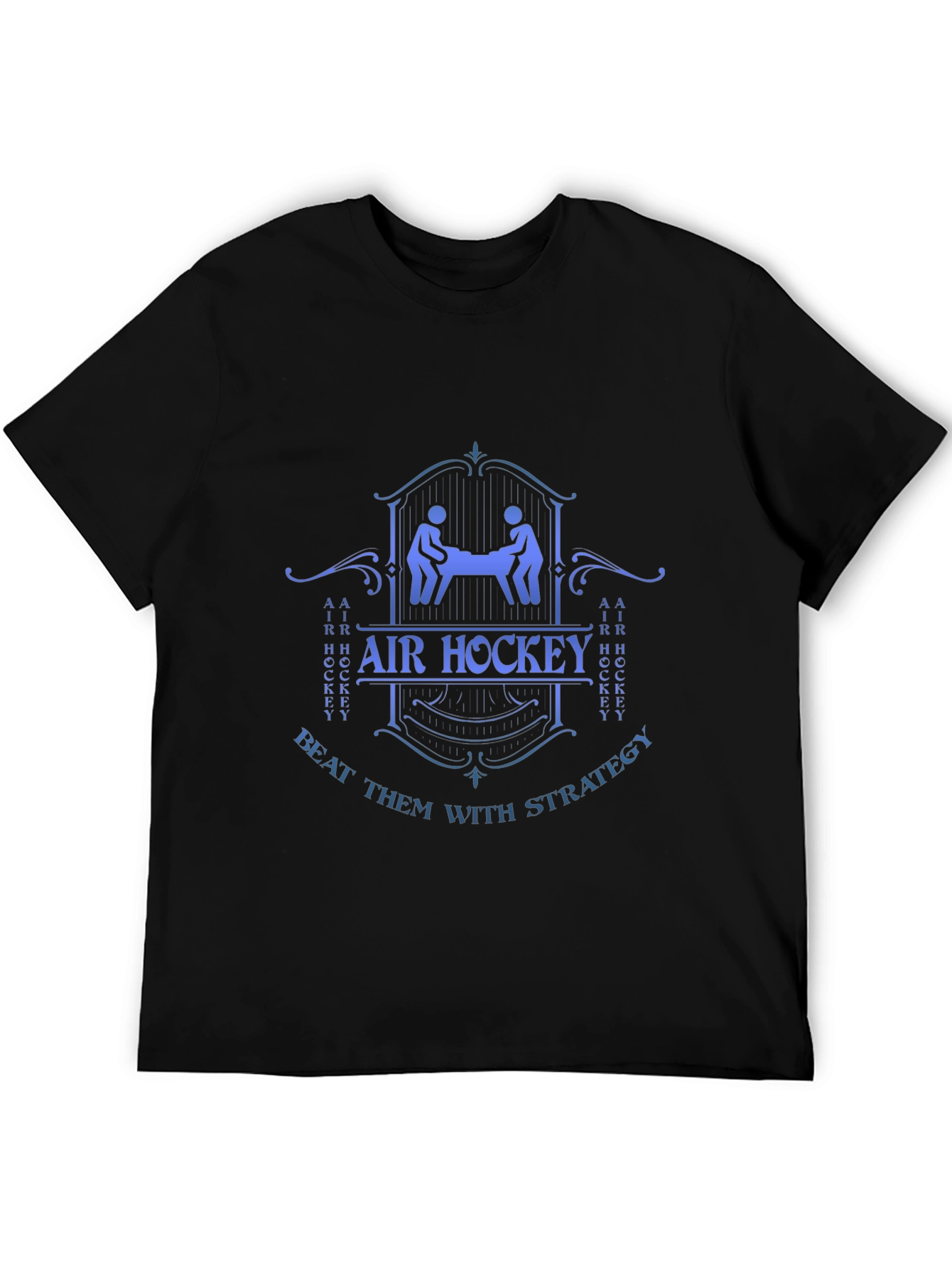 Air Hockey Strategy Tee -  Stylish Graphic T-Shirt