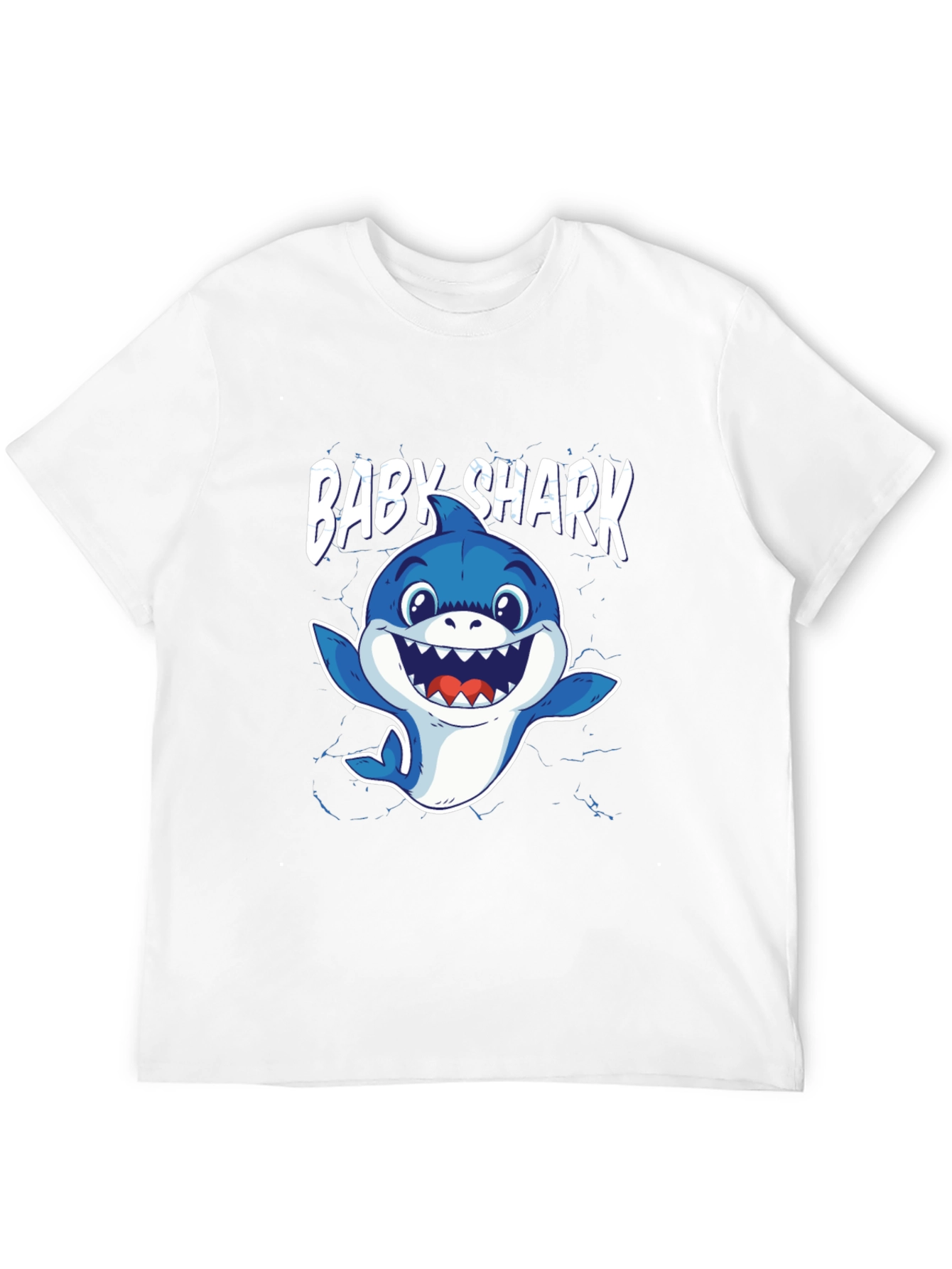 Baby Shark Graphic Tee - Black Cotton Blend