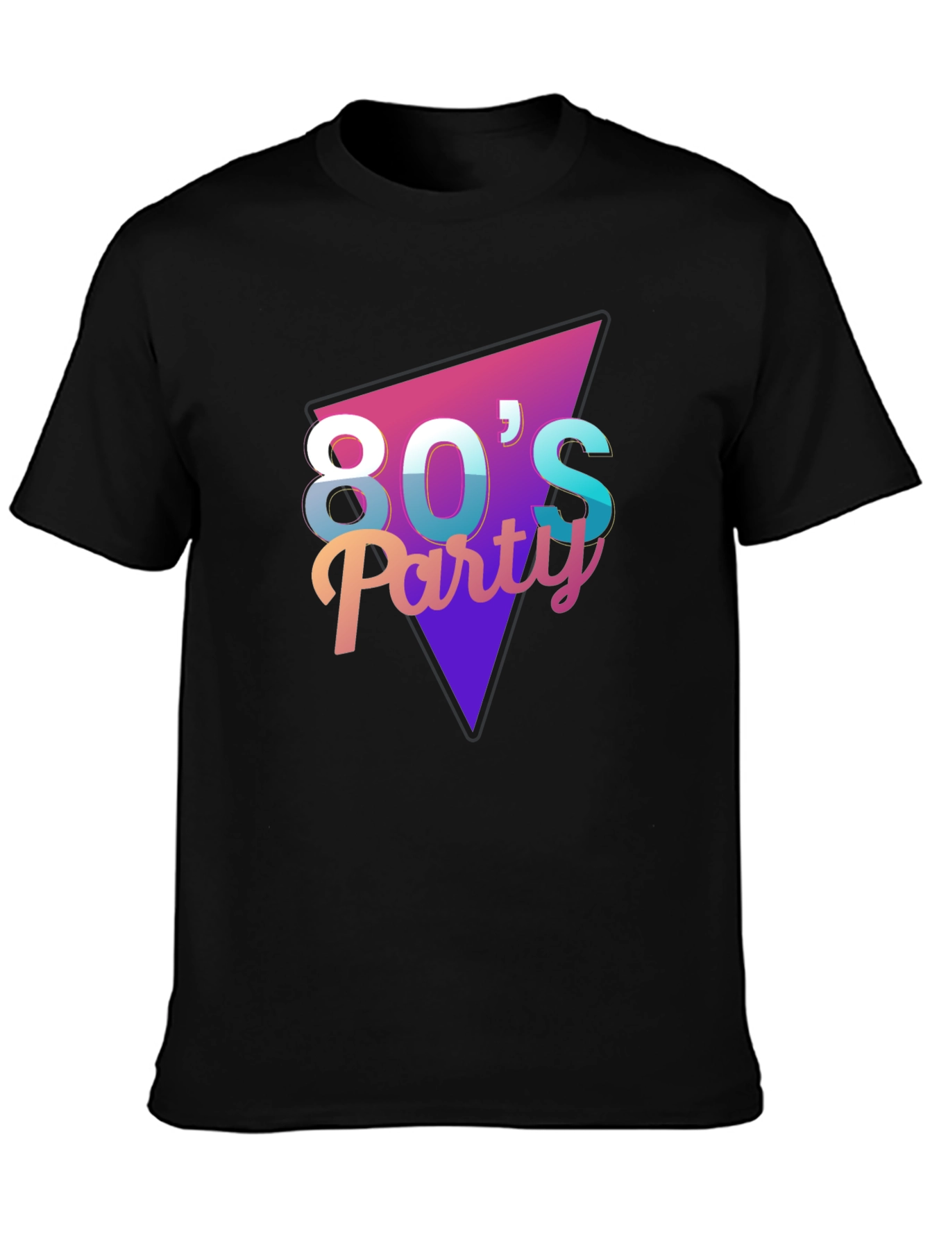 80s Party Graphic Tee - Retro Style