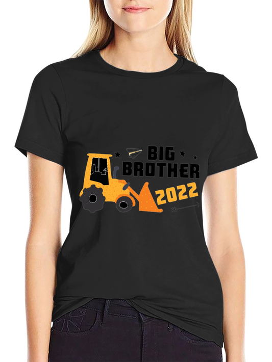 Big Brother 2022 Tractor Tee - Black Crew Neck T-Shirt