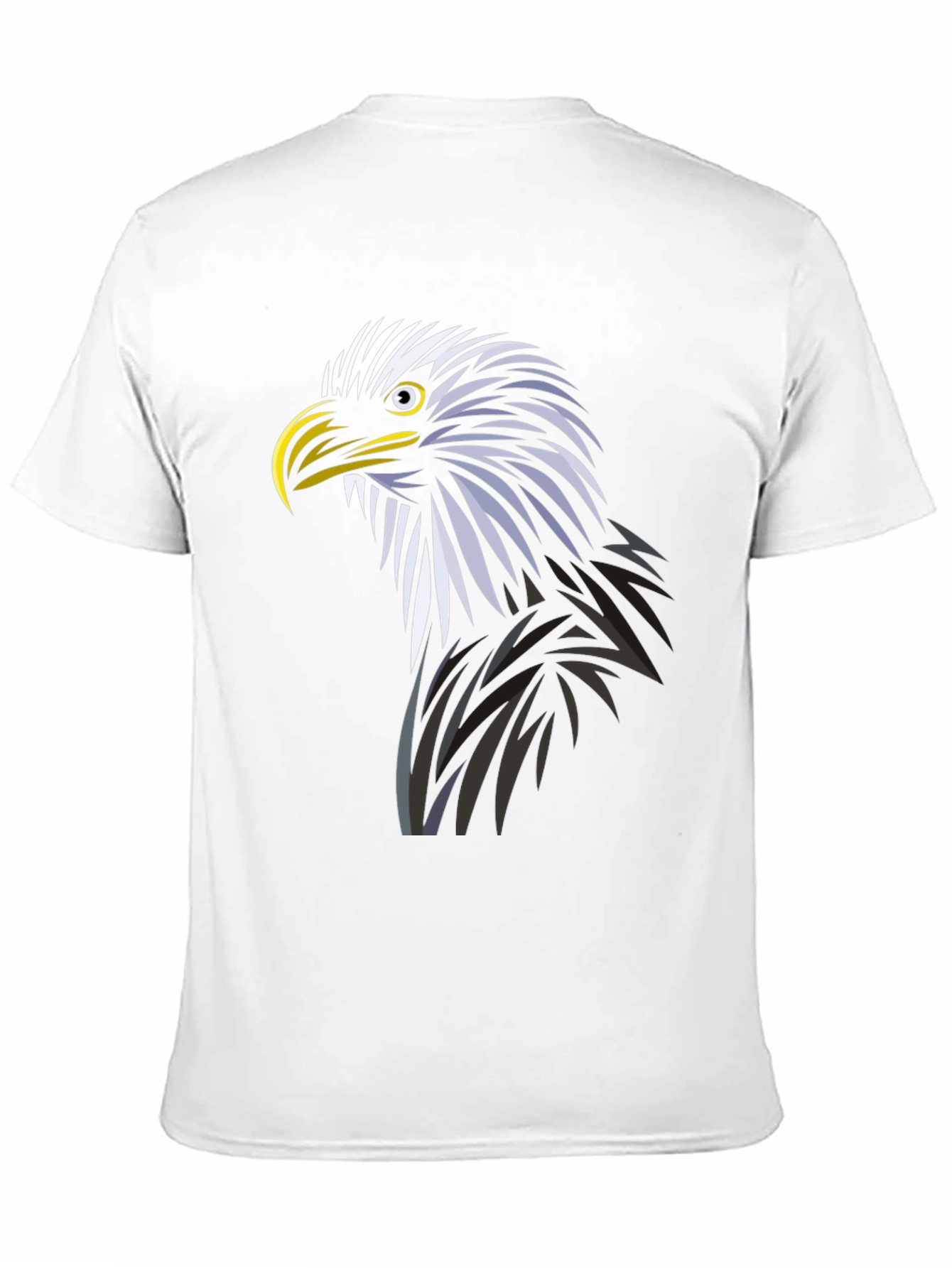 Eagle Graphic Tee - Black Cotton Blend