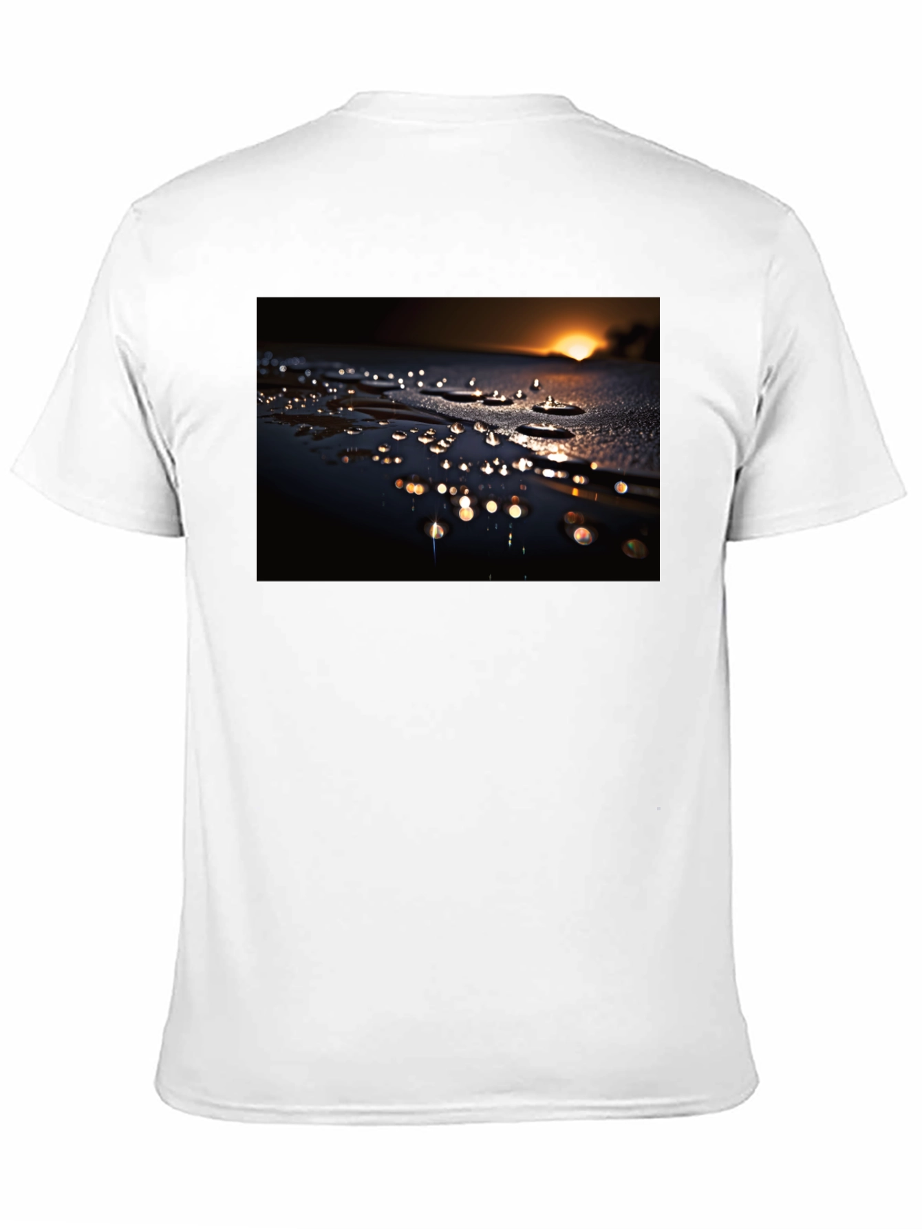 Sunset Raindrop Graphic Tee