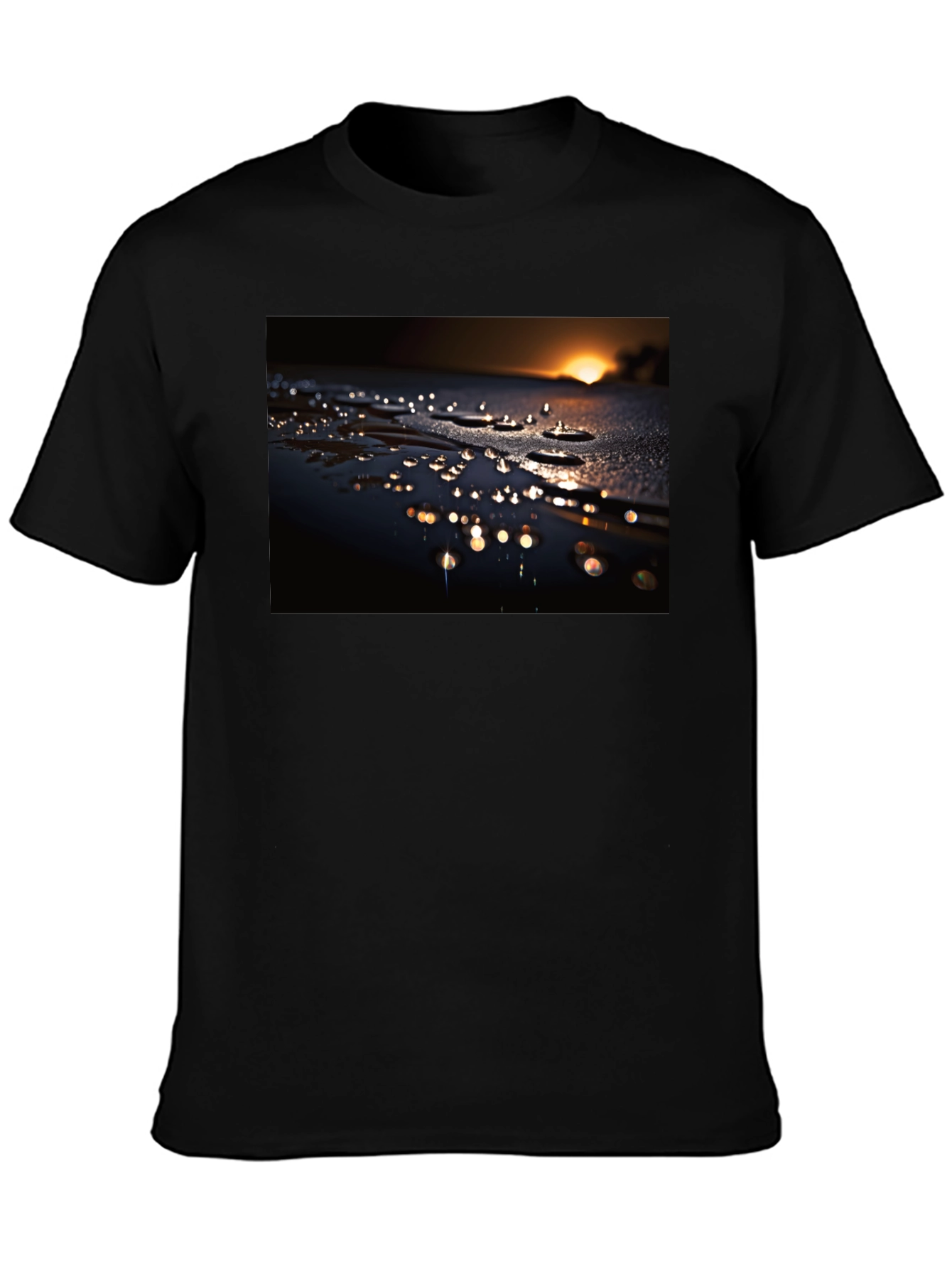 Sunset Raindrop Graphic Tee