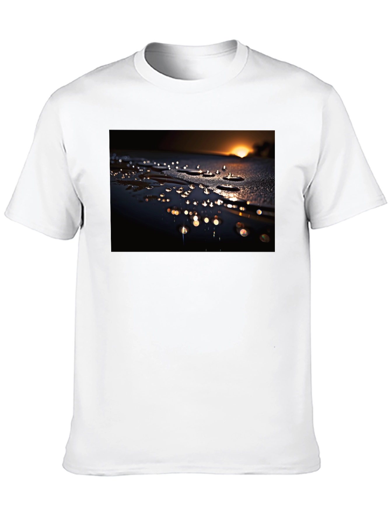 Sunset Raindrop Graphic Tee