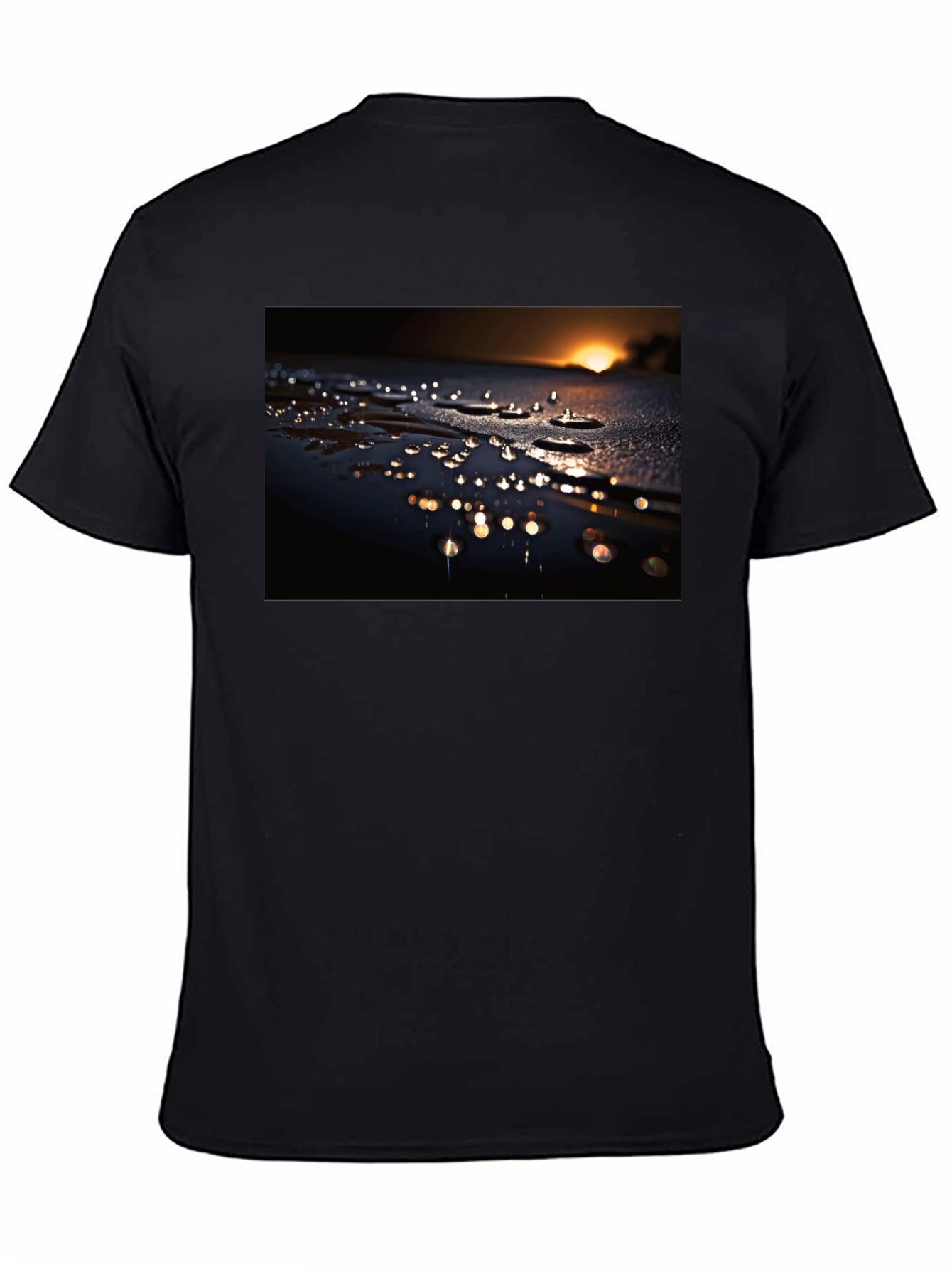 Sunset Raindrop Graphic Tee