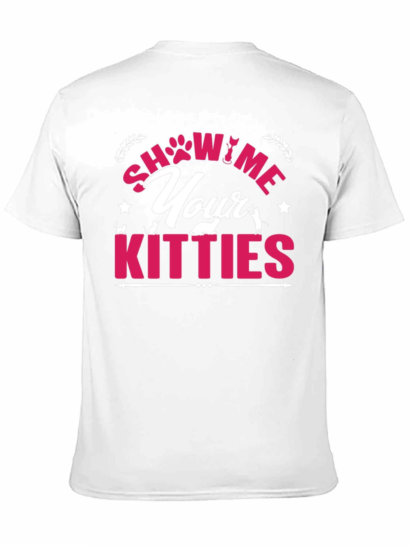 Show Me Your Kitties Black Graphic Tee