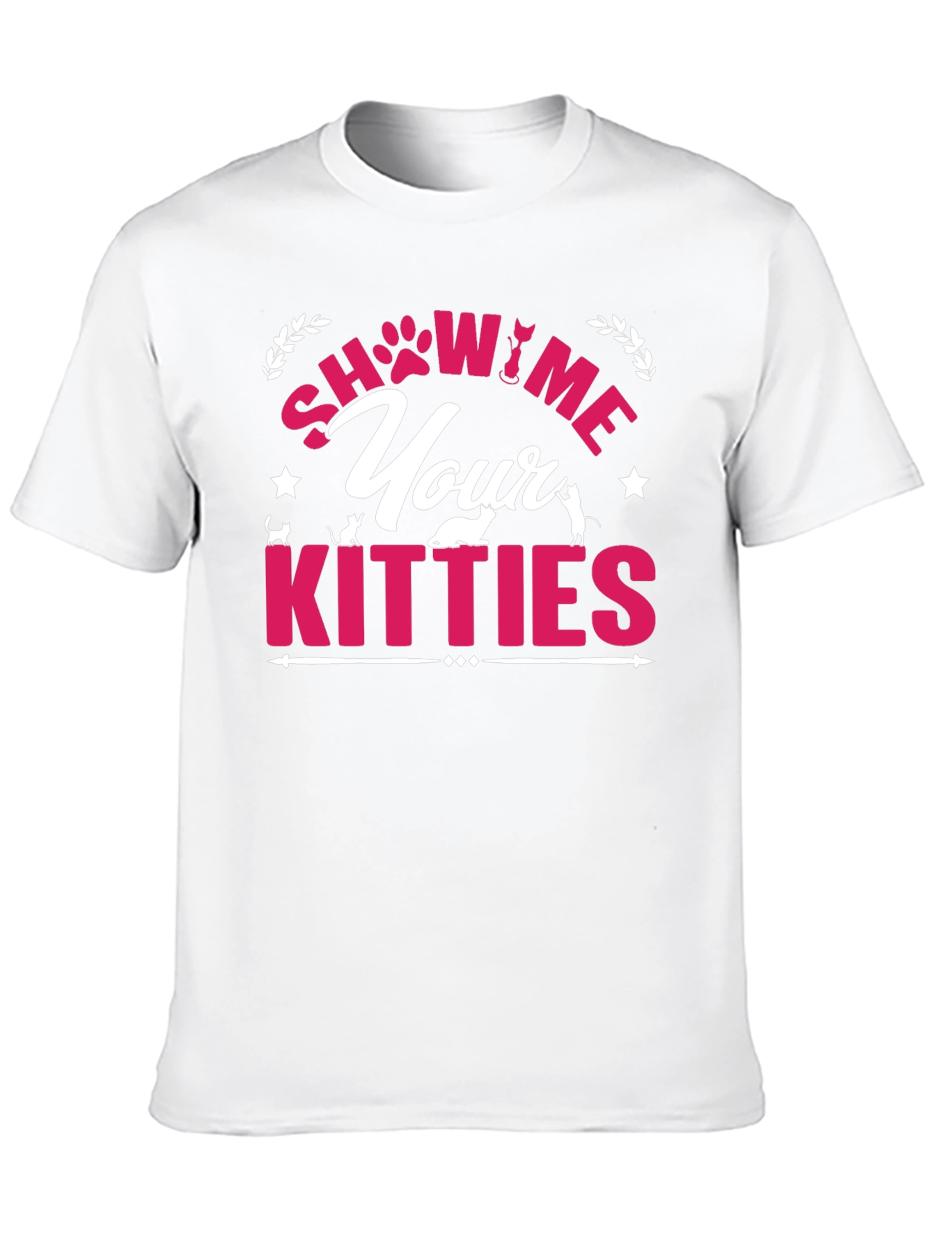 Show Me Your Kitties Black Graphic Tee