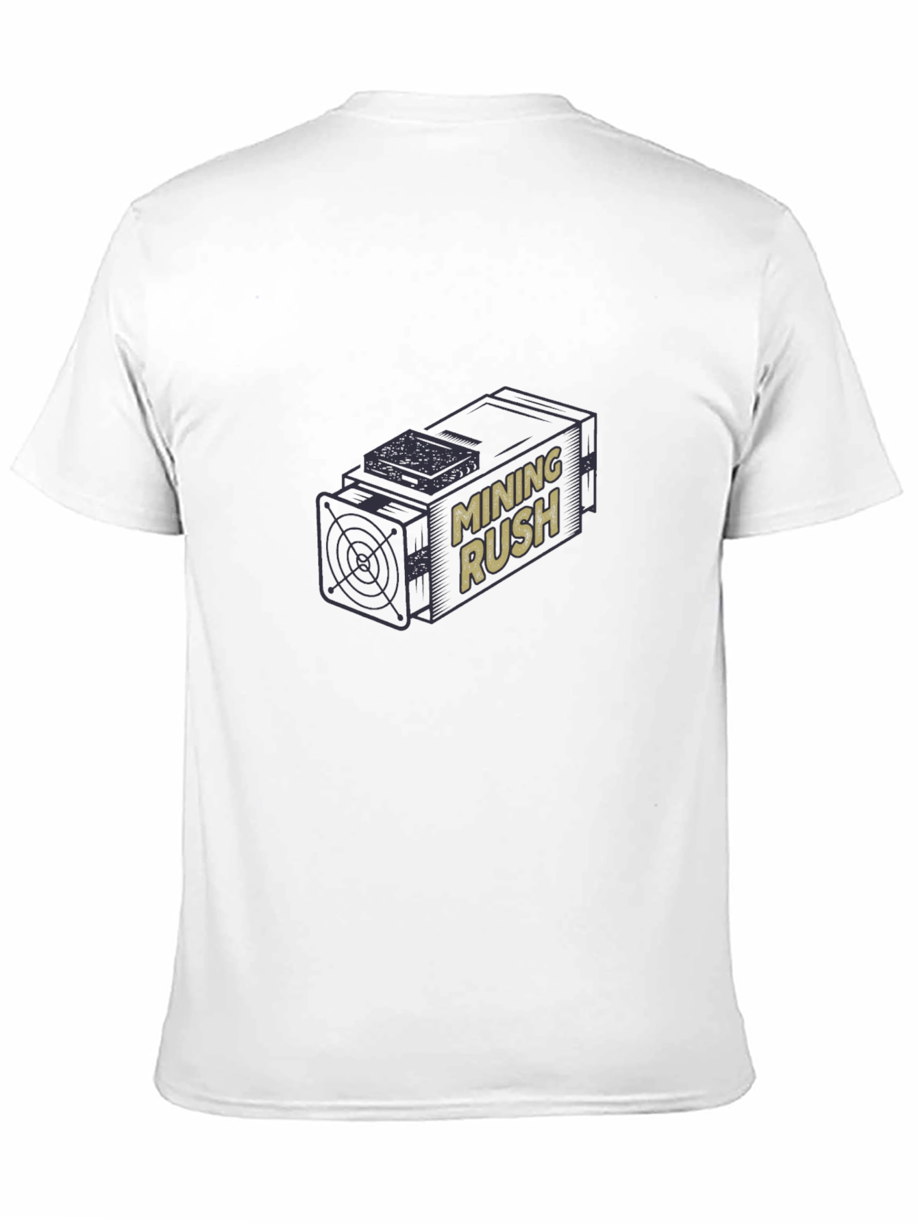 Mining Rush Black Graphic Tee