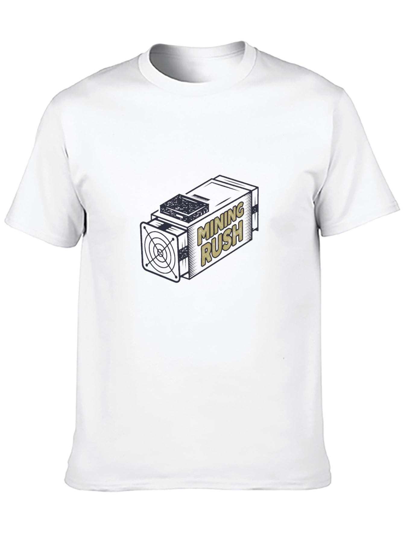 Mining Rush Black Graphic Tee