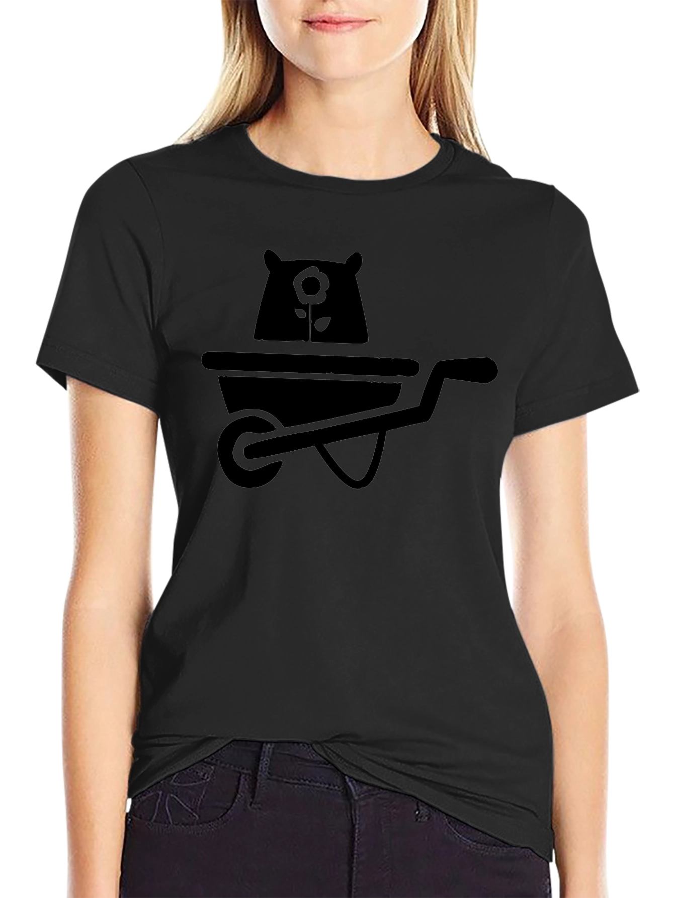 Wheelbarrow Bear Graphic Tee