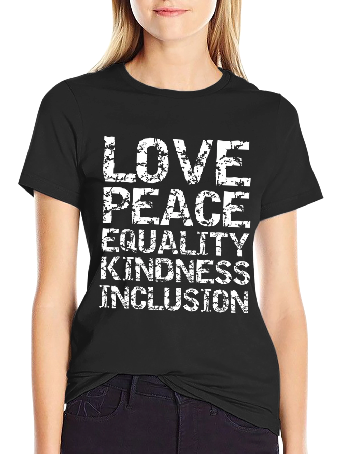 Love Peace Equality Kindness Inclusion T-Shirt