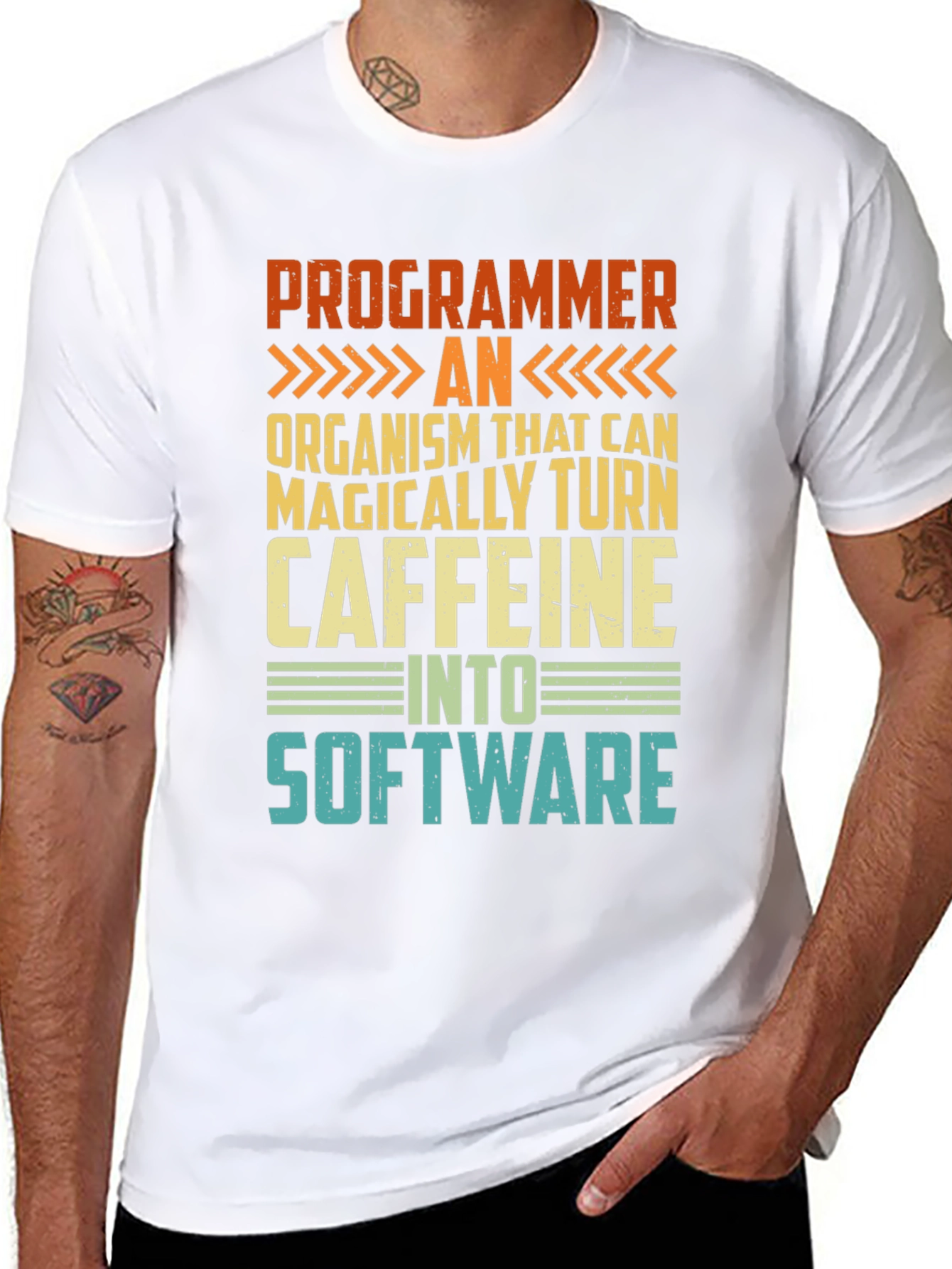 Programmer Caffeine Software Graphic Tee