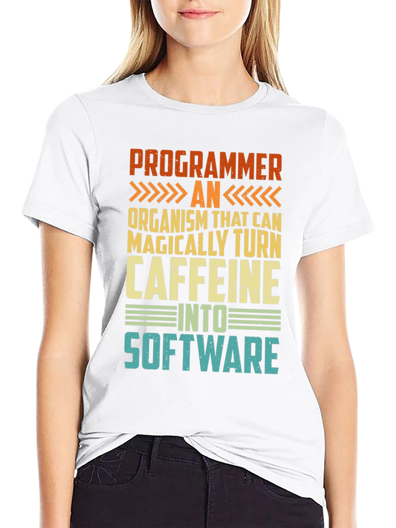 Programmer Caffeine Software Graphic Tee