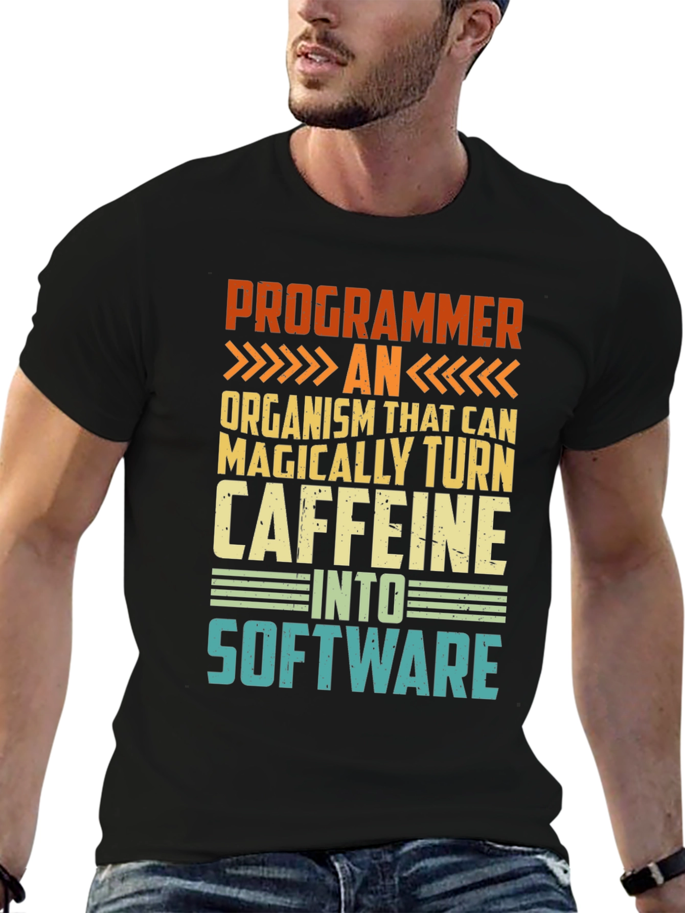 Programmer Caffeine Software Graphic Tee