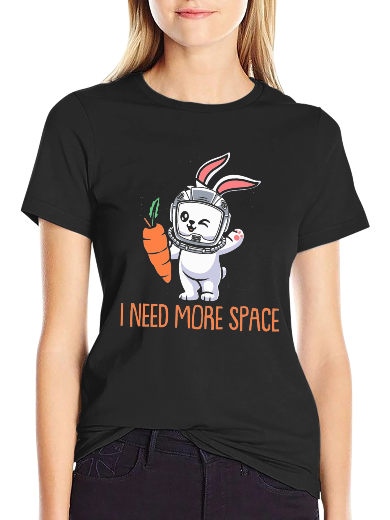 I Need More Space Rabbit Astronaut T-Shirt