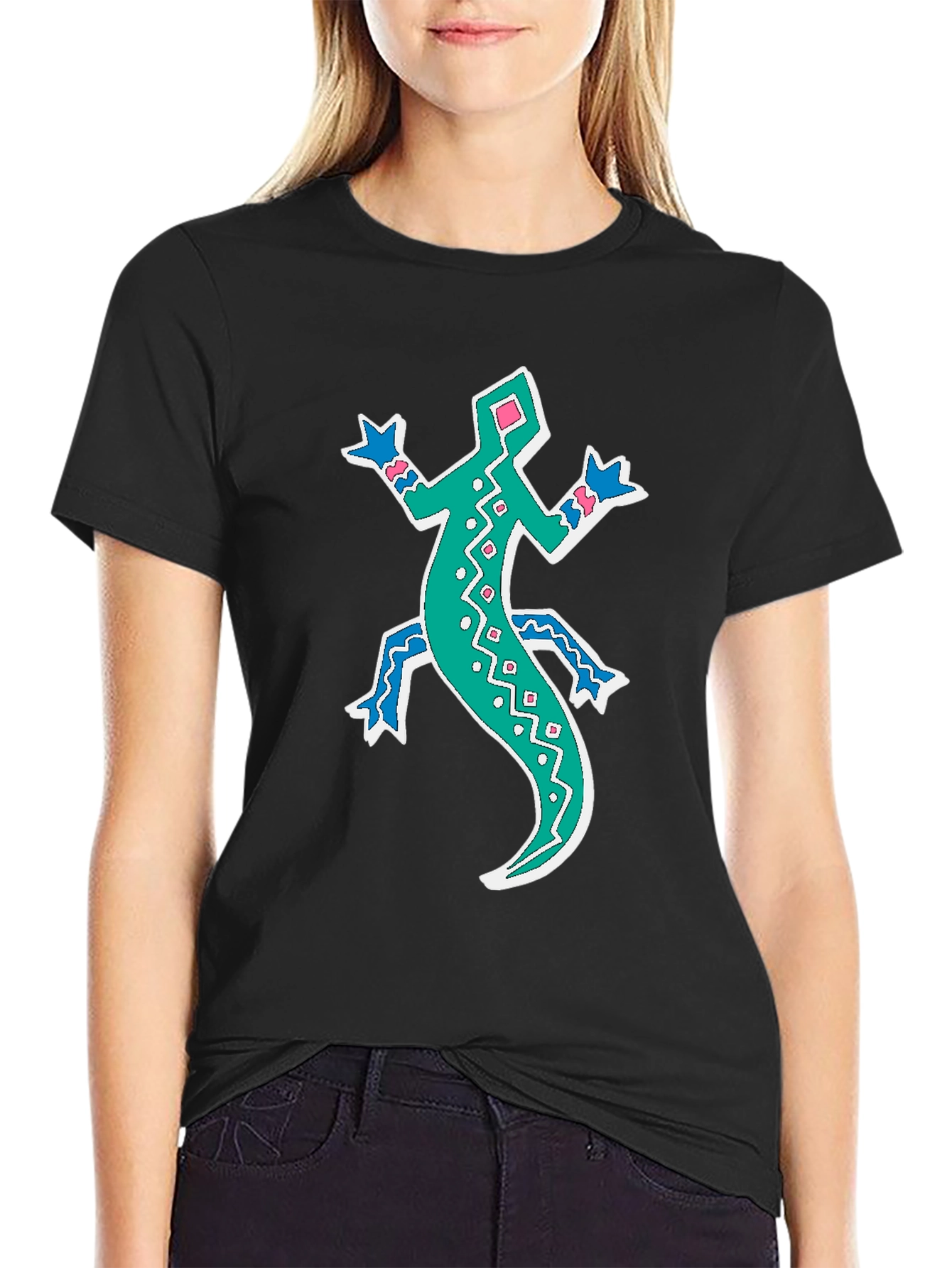 Lizard Graphic Tee - Funky Casual Style