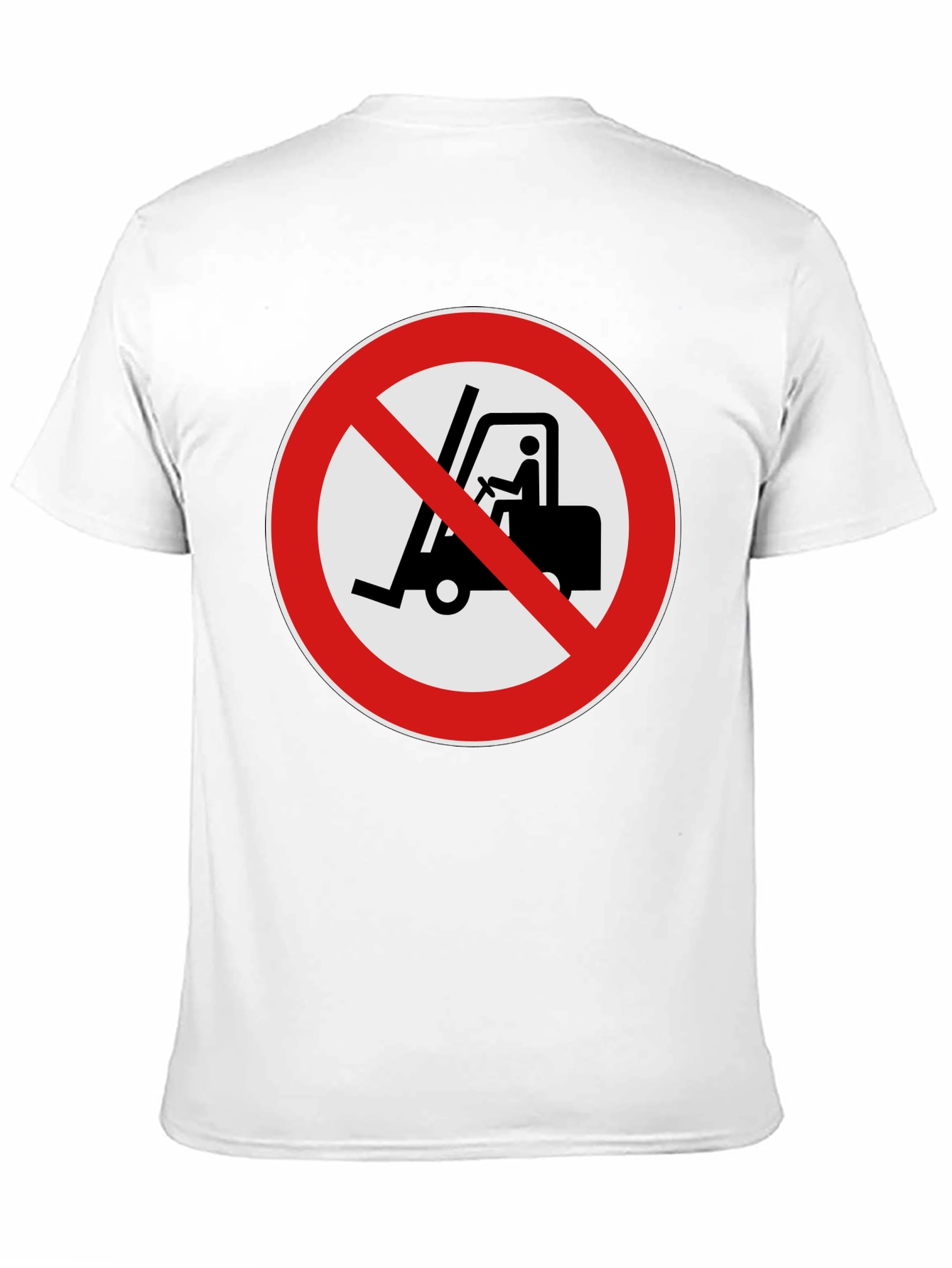 No Forklifts Allowed Black T-Shirt