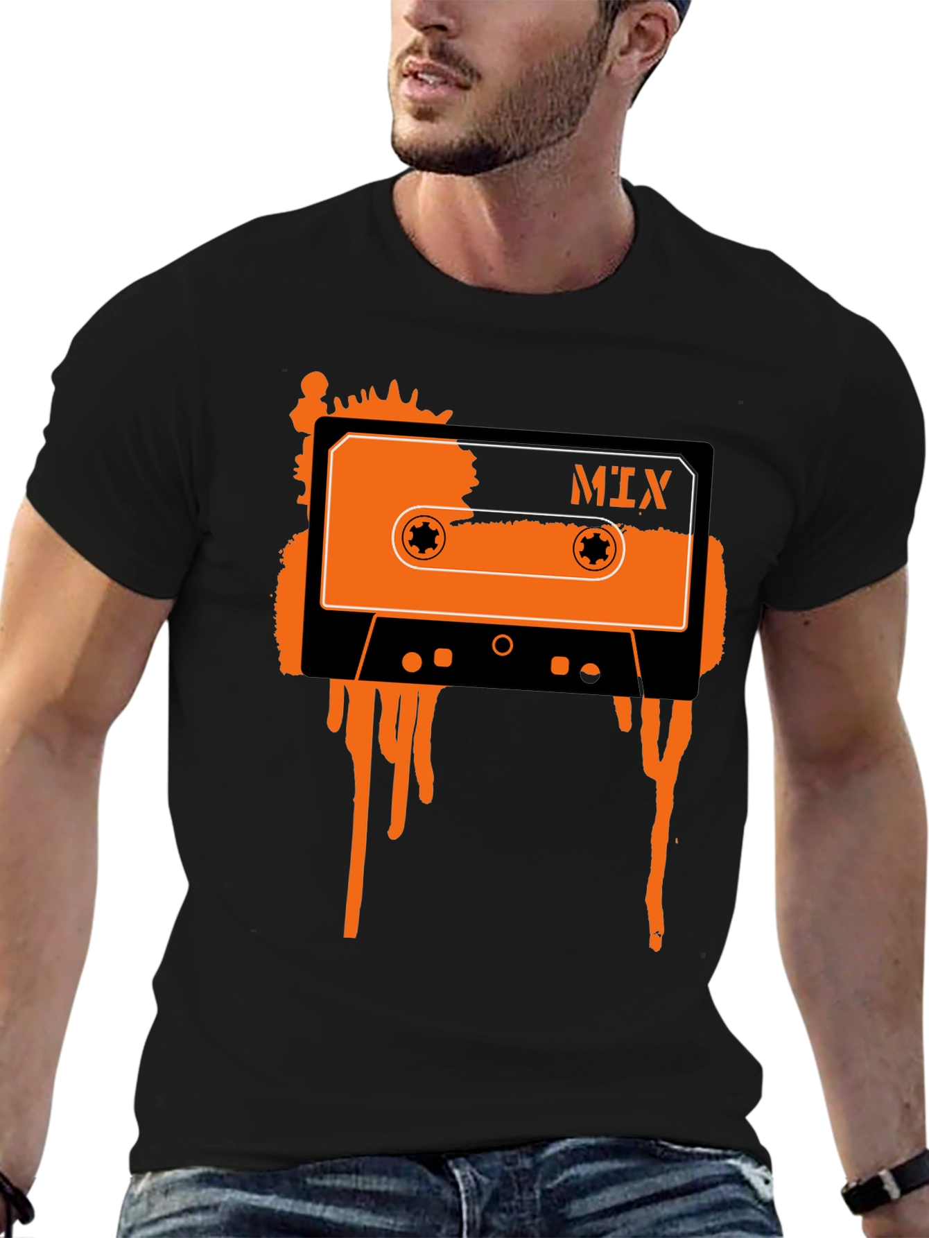 Retro Mix Tape Graphic T-Shirt